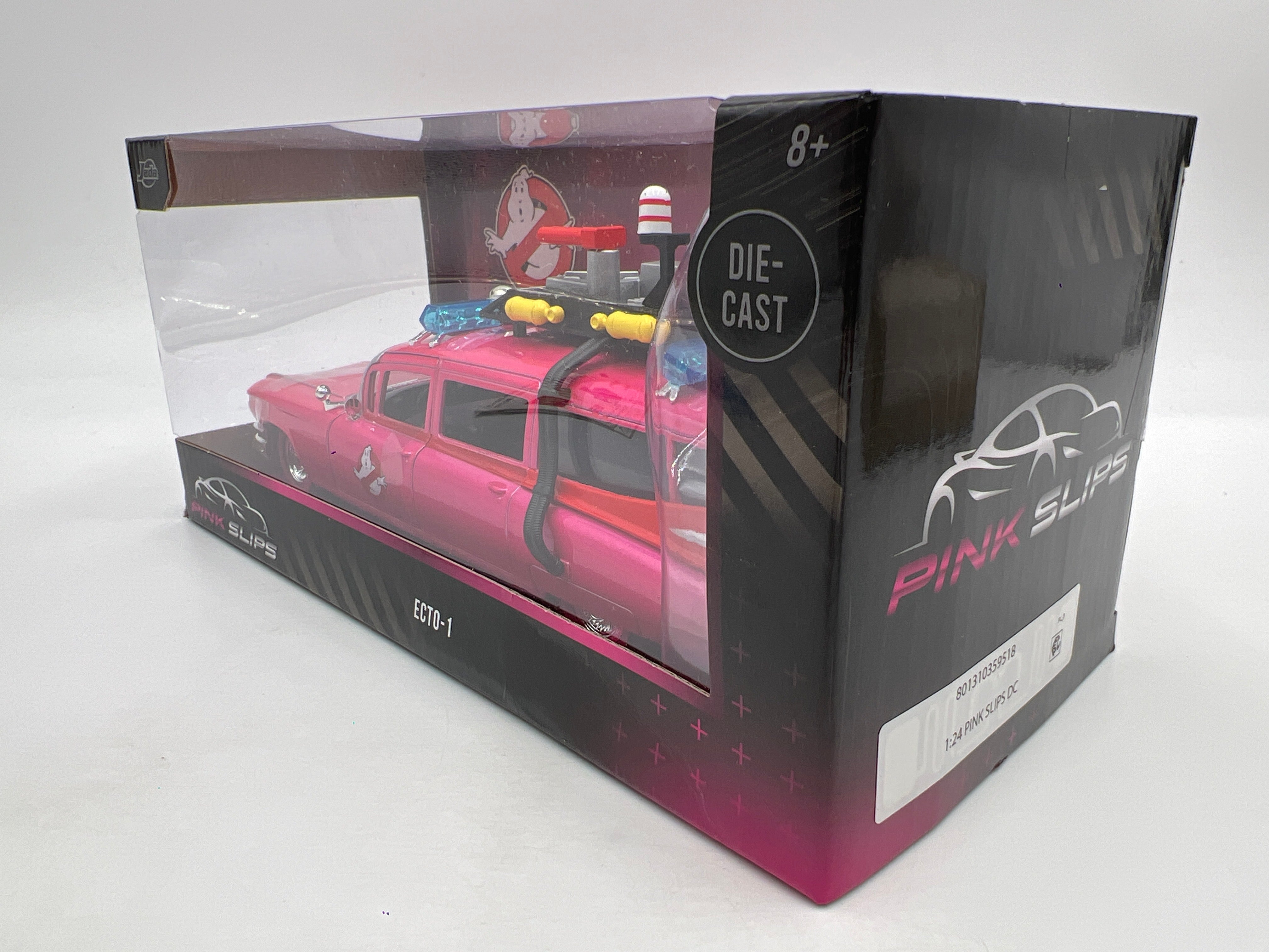 Jada Pink Slips 1/24 Chase Ghostbusters Ecto-1 Pink – carolinasdiecast