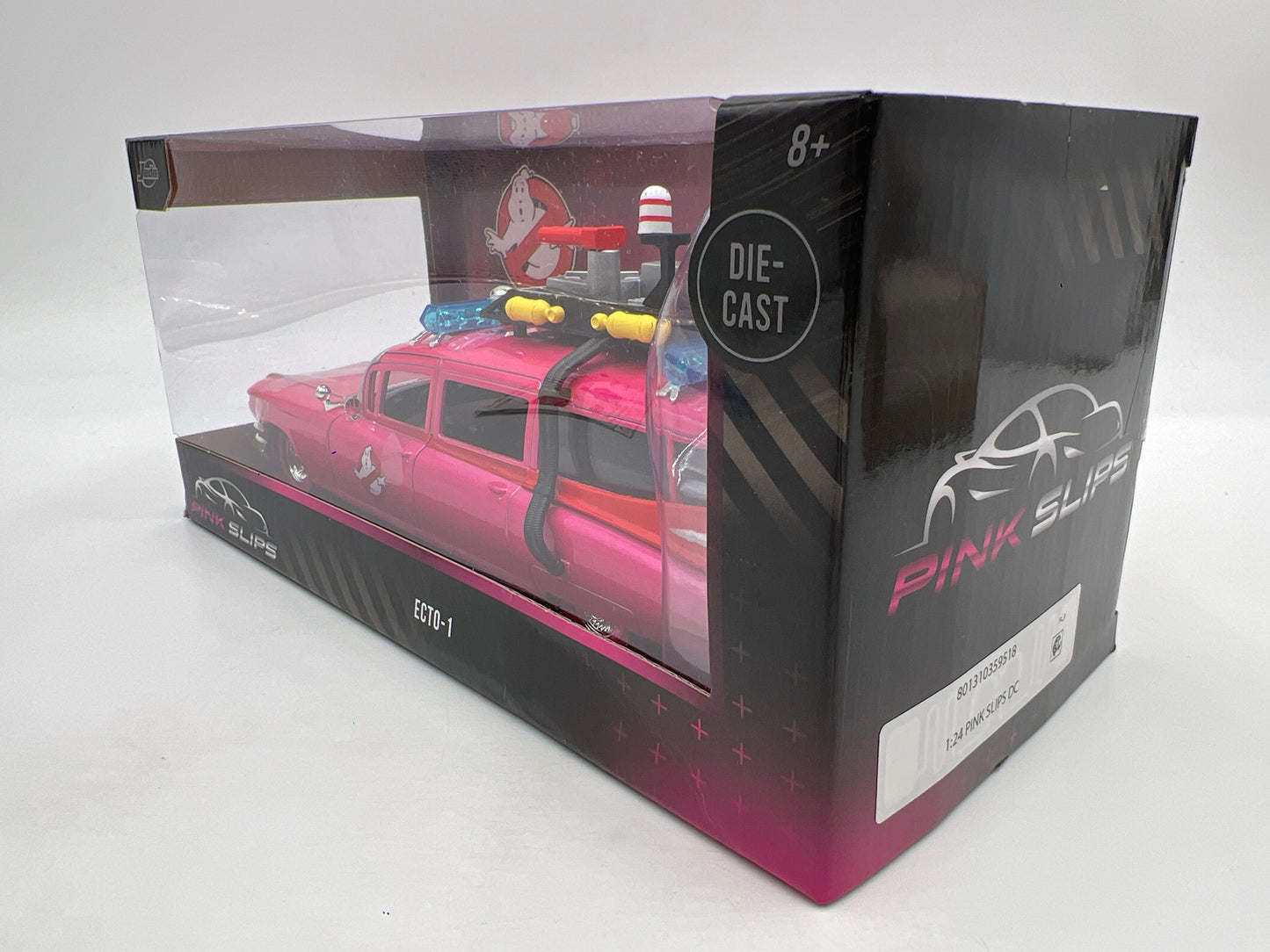 Jada Pink Slips 1/24 Chase Ghostbusters Ecto-1 Pink