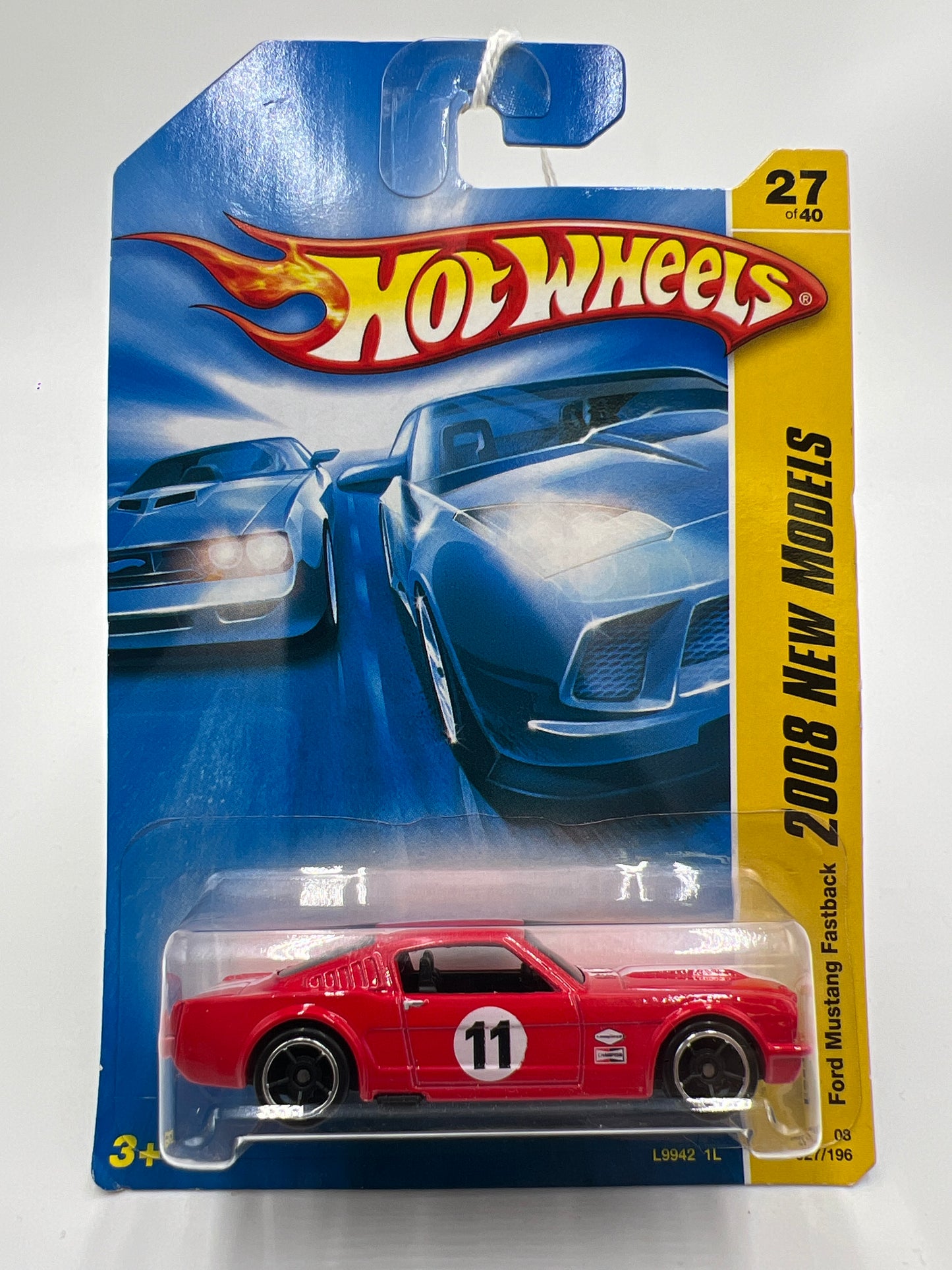 2008 Hot Wheels New Models #27 Ford Mustang Fastback Red 24F