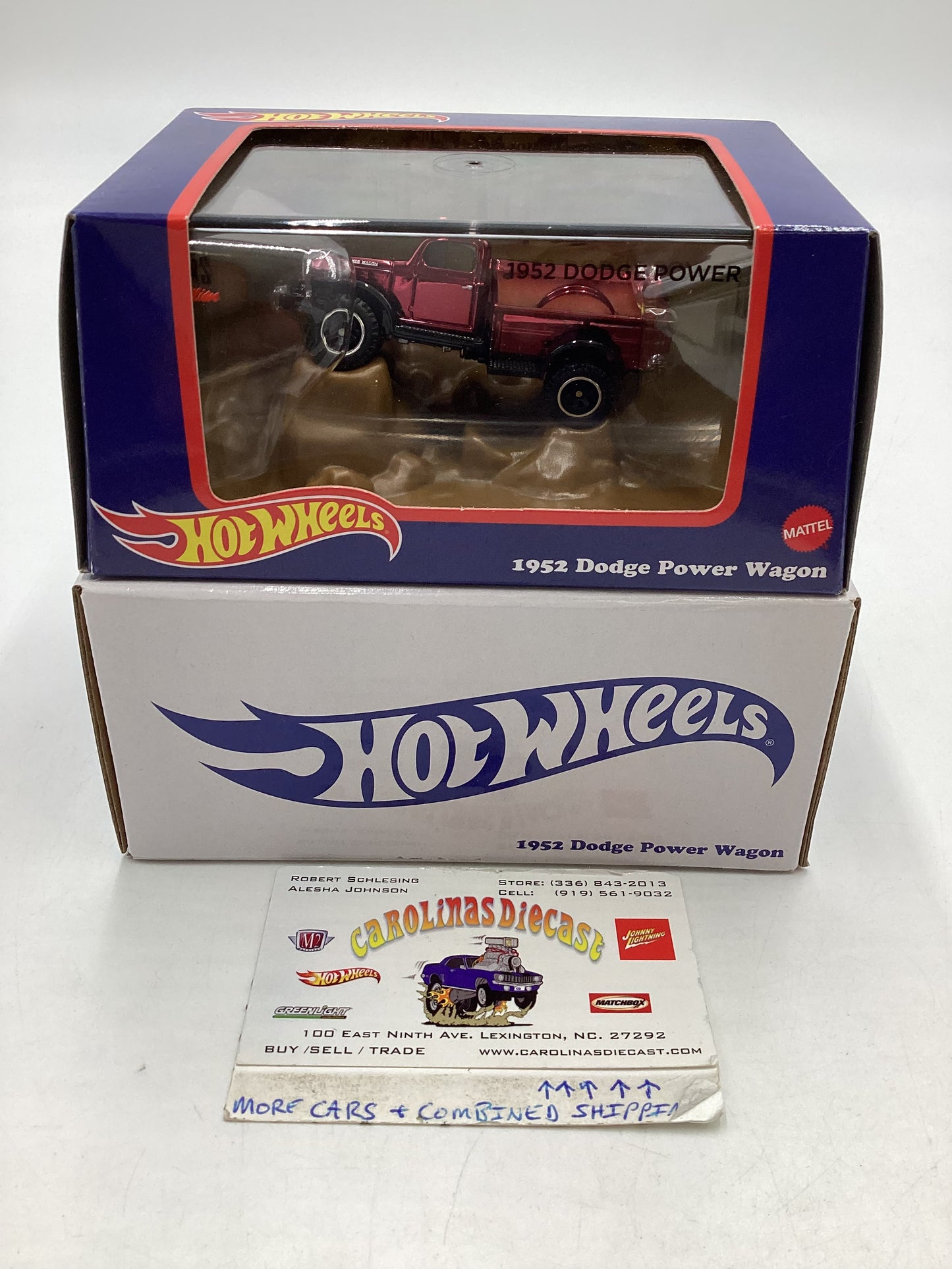 2022 Hot wheels RLC 22478/25000 Red 1952 Dodge Power Wagon