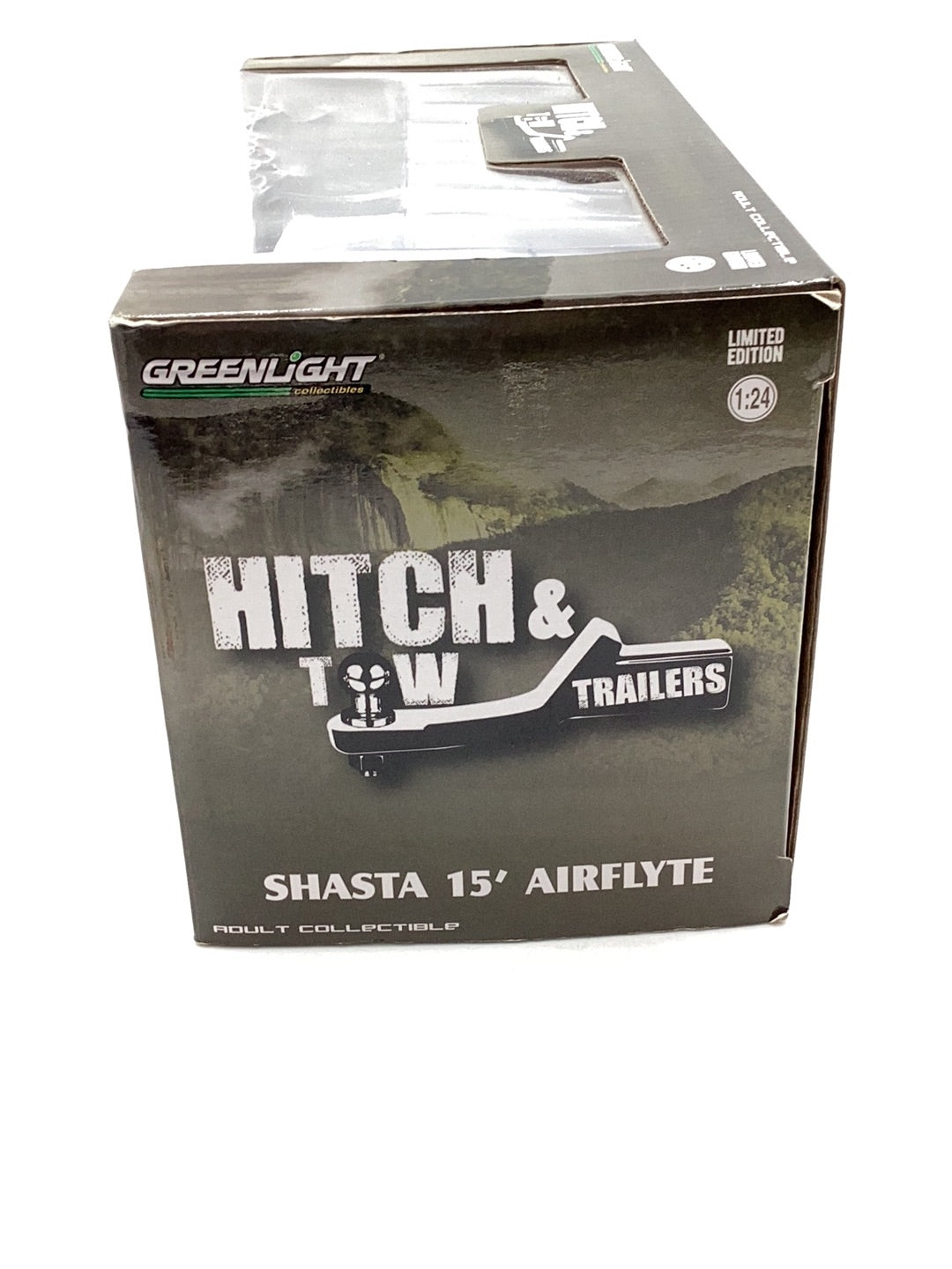 Greenlight 1/24 Shasta 15’ Airflyte Trailer Green Machine Chase