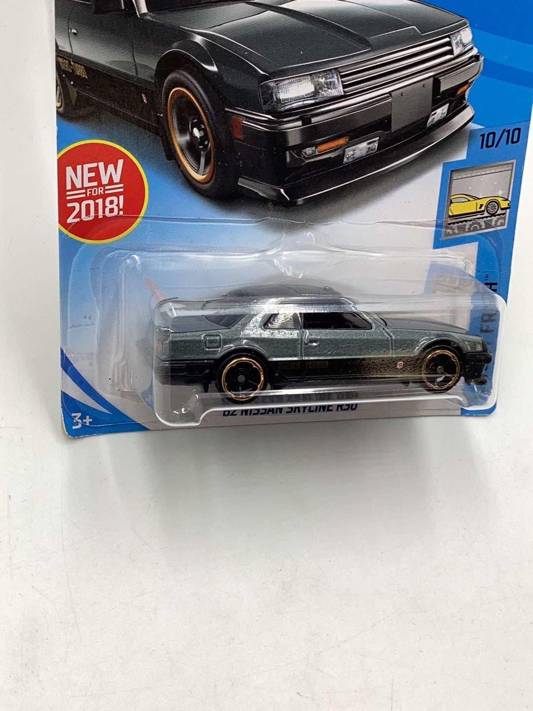 2018 Hot Wheels #169 82 Nissan Skyline R30 Gray 83G