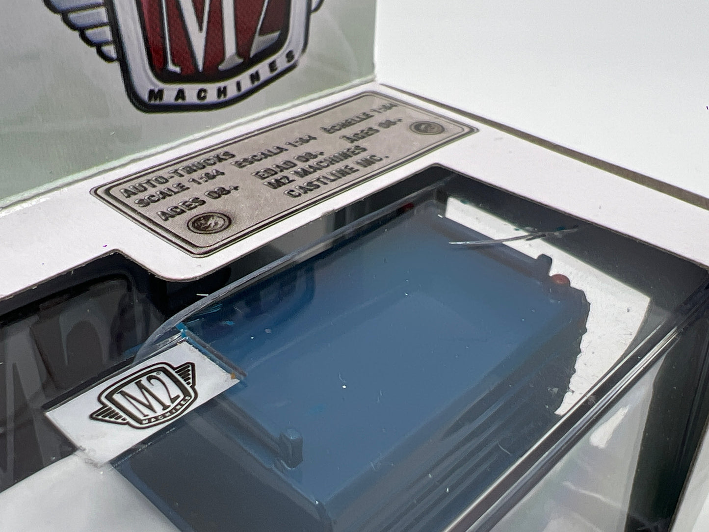 M2 Machines Auto-Trucks 1958 GMC Fleet Option Truck Blue R42 Cracked Case