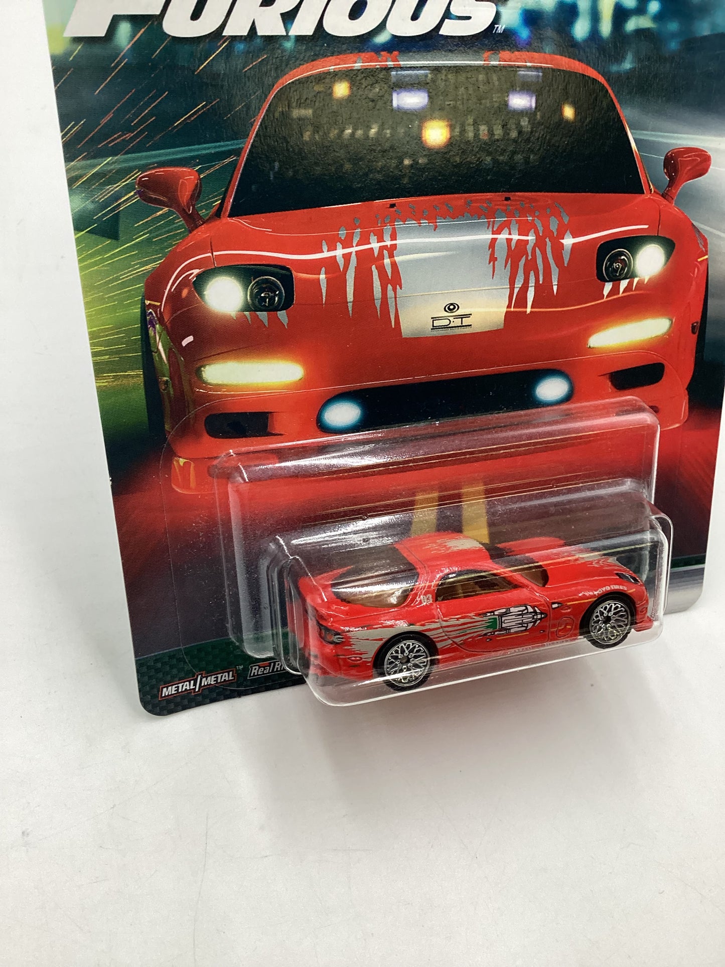 Hot wheels Fast and furious Original Fast 3/5 #3 95 Mazda RX-7 with protector