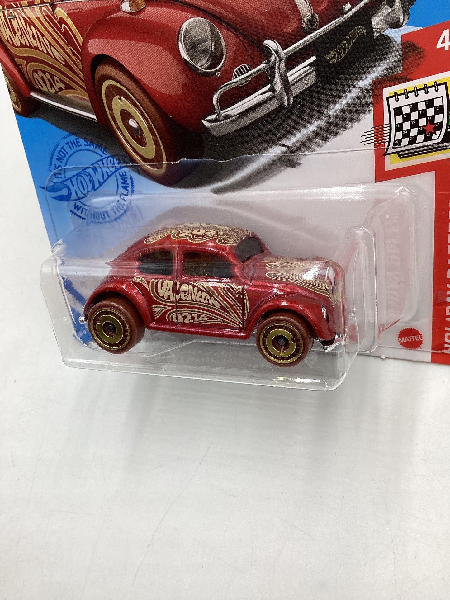 2021 Hot Wheels #96 Volkswagen Beetle Red 95E