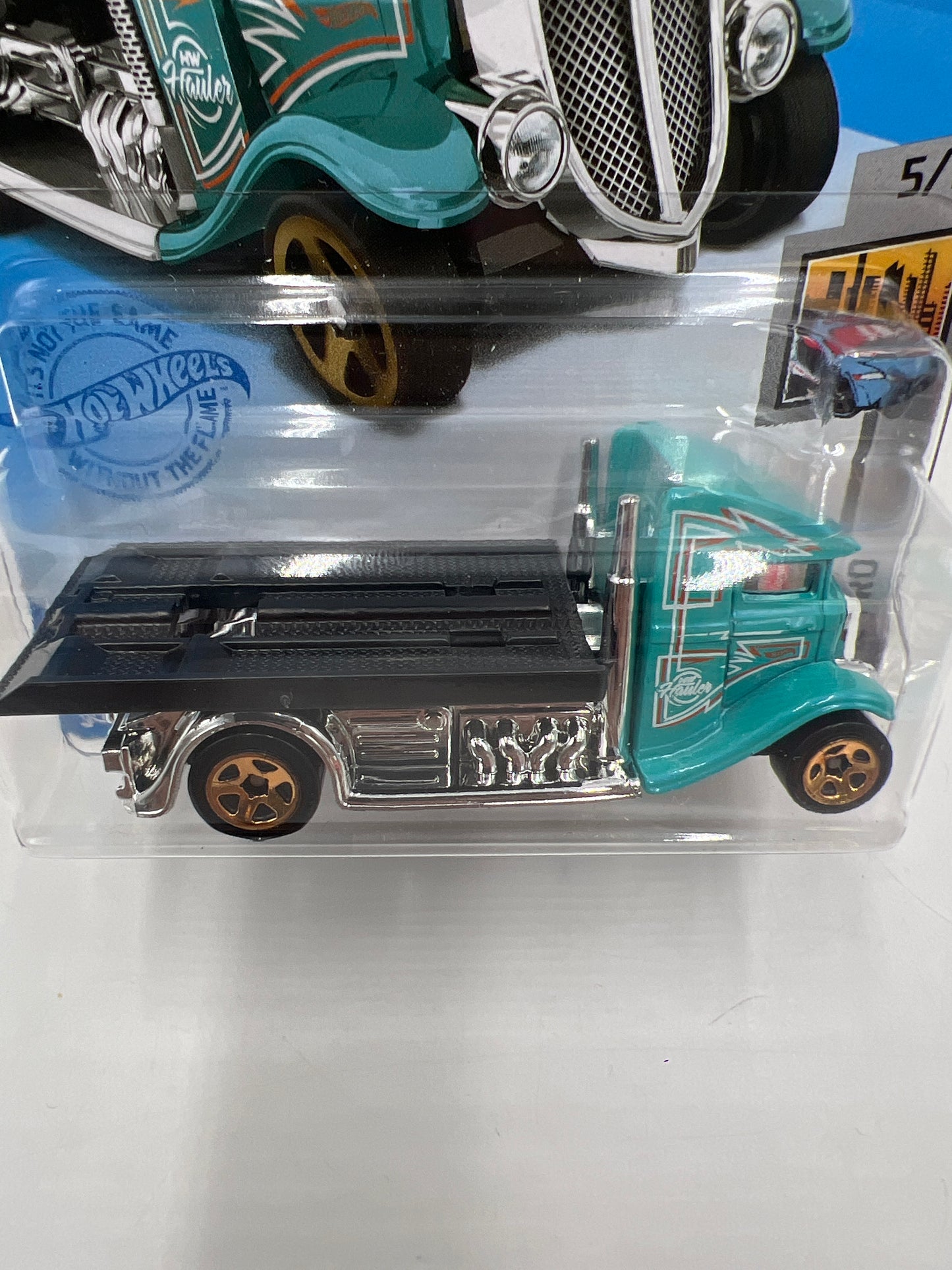 2021 Hot Wheels Metro #83 Fast-Bed Hauler Light Blue 41i