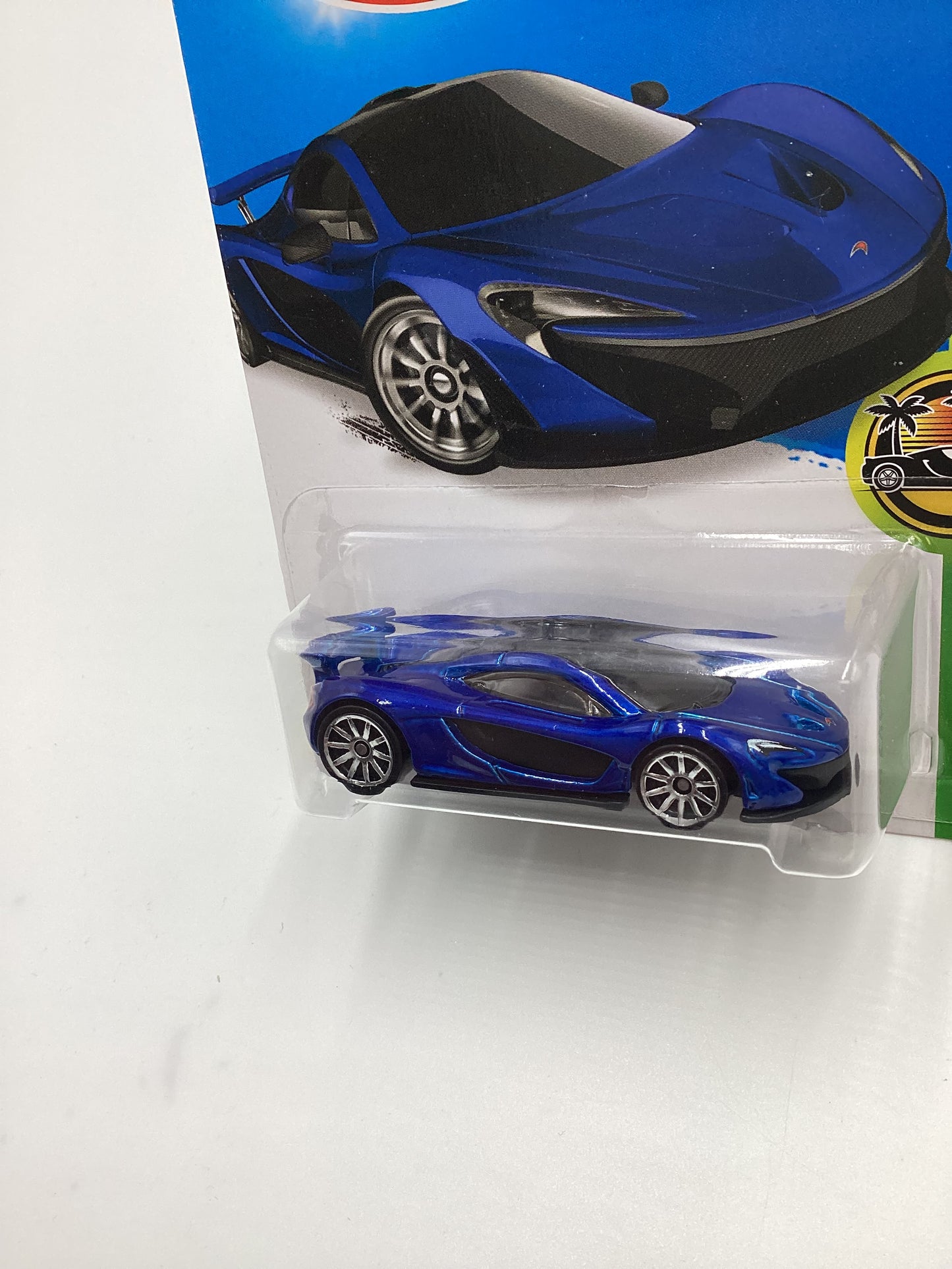 2016 Hot Wheels  #71 McLaren P1 Blue 103A