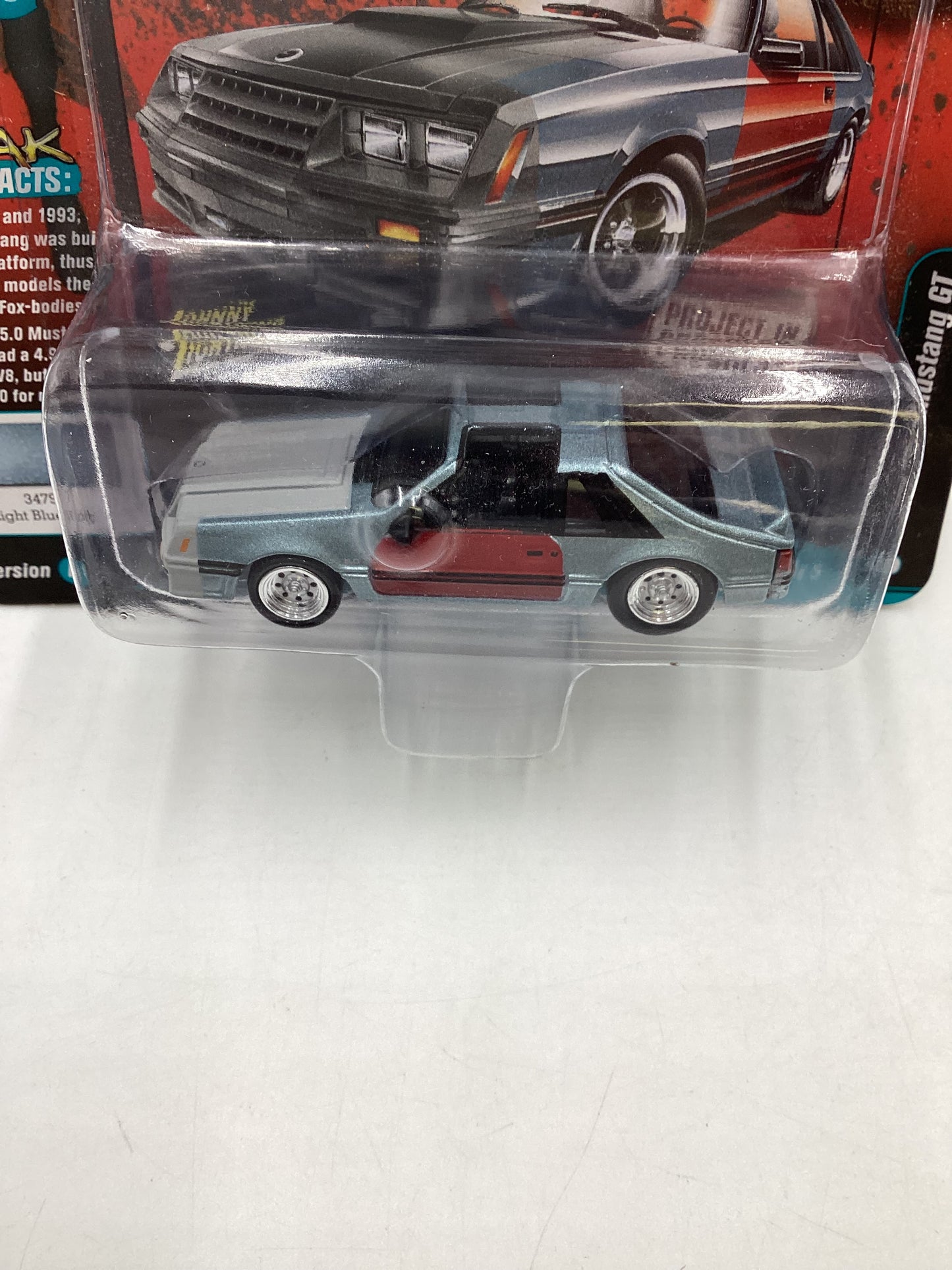 Johnny Lightning Street Freaks Project in Progress 1982 Ford Mustang GT #5 Version B 218B