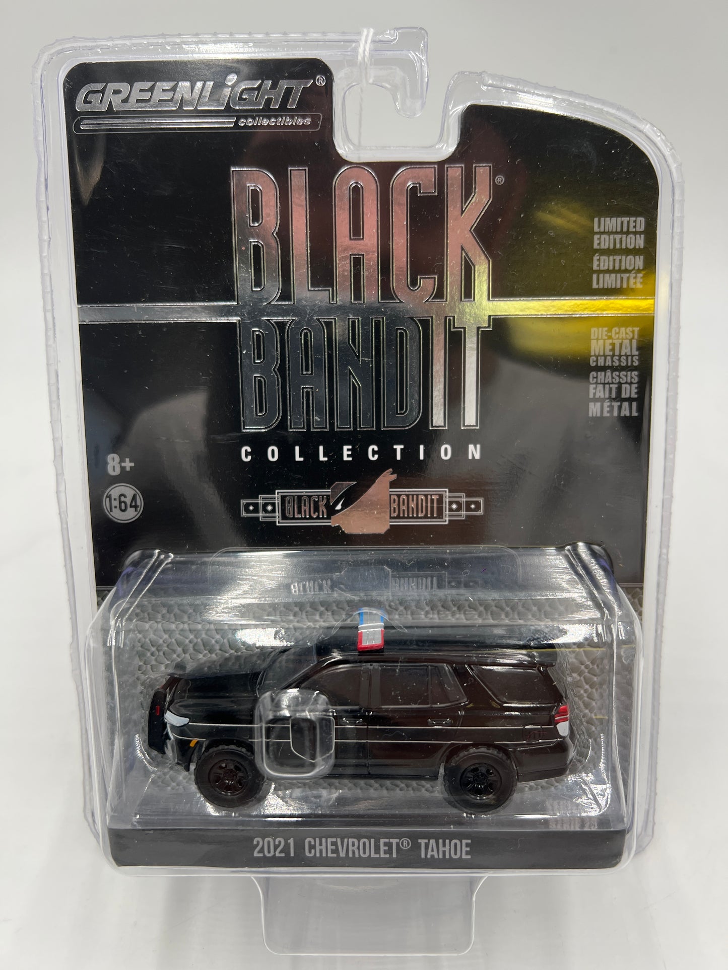 Greenlight Black Bandit Series 25 2021 Chevrolet Tahoe Black Police 223B