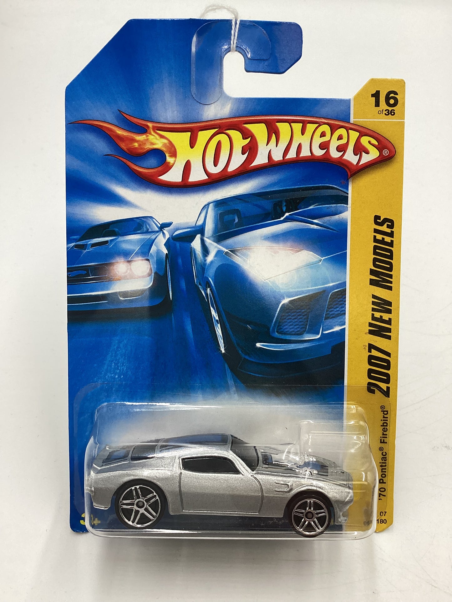 2007 Hot Wheels New Models #16 70 Pontiac Firebird Silver Kmart Exclusive