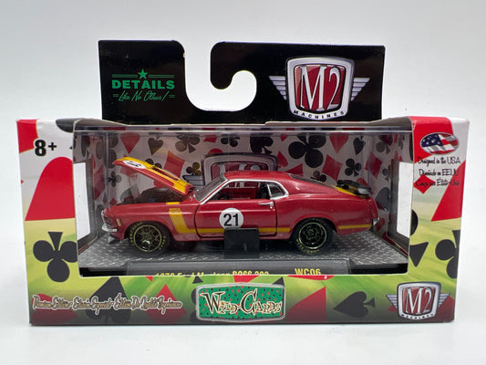 M2 Machines WC06 Wild Cards 1970 Ford Mustang Boss 302 Red