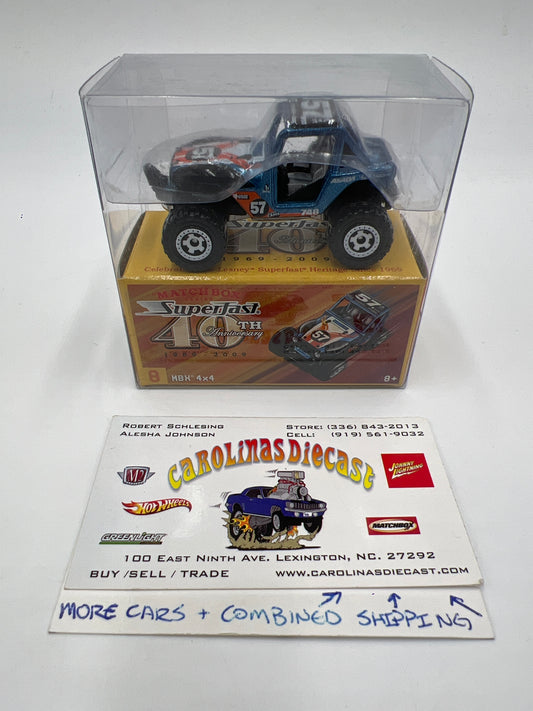 Matchbox Superfast 40th Anniversary #8 MBX 4x4 Blue