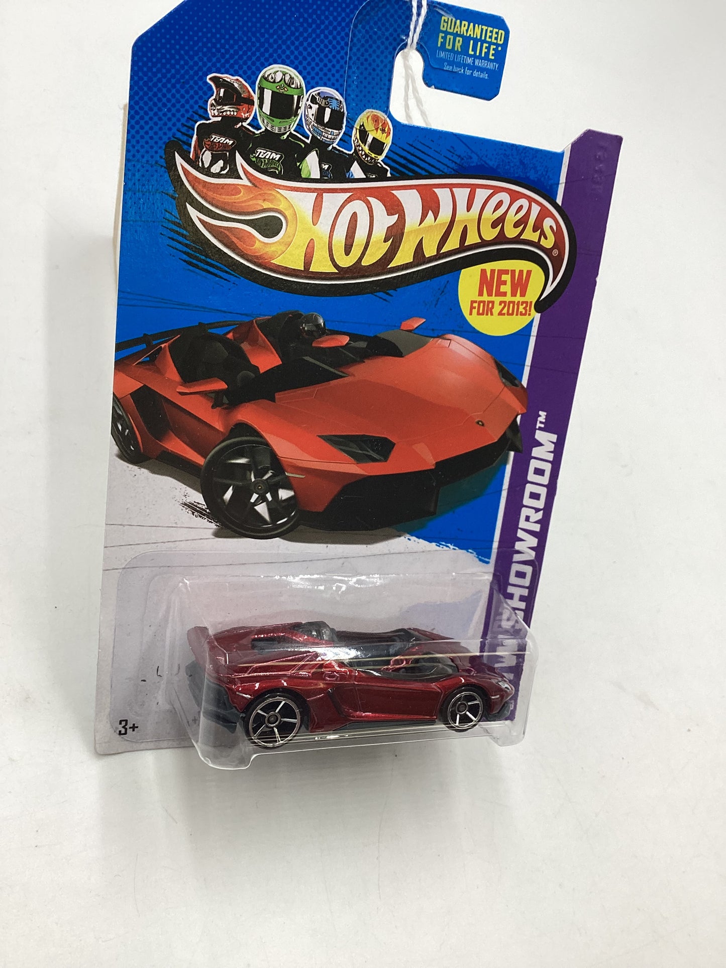 2013 Hot Wheels Showroom #180 Lamborghini Aventador J Red 101C