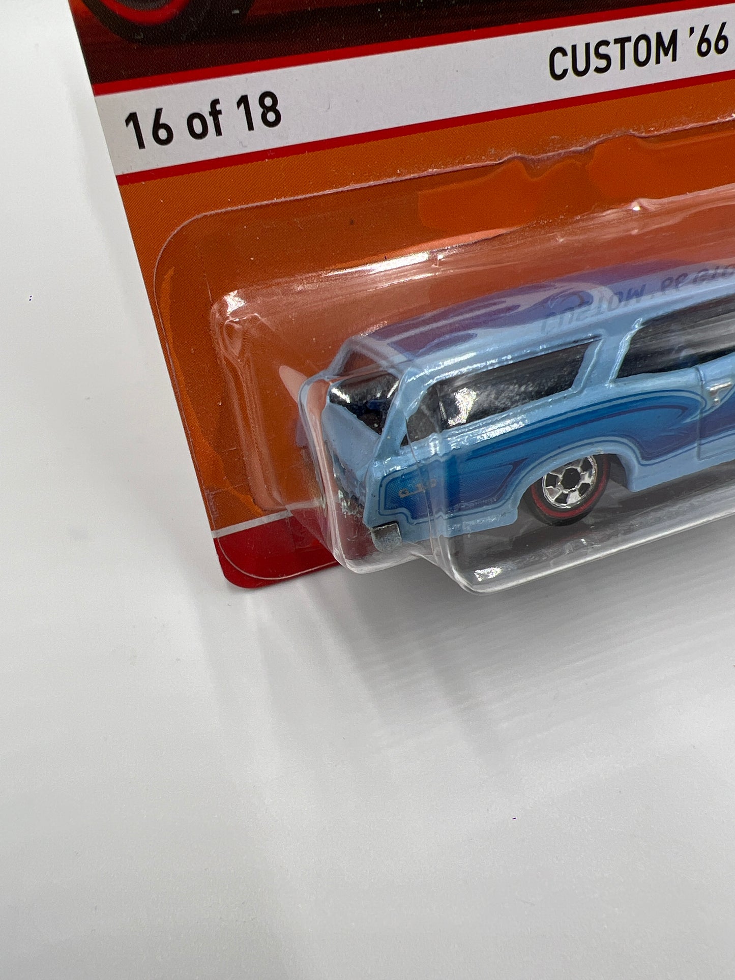 Hot Wheels Heritage Redline #16 Custom 66 GTO Wagon Blue 160N
