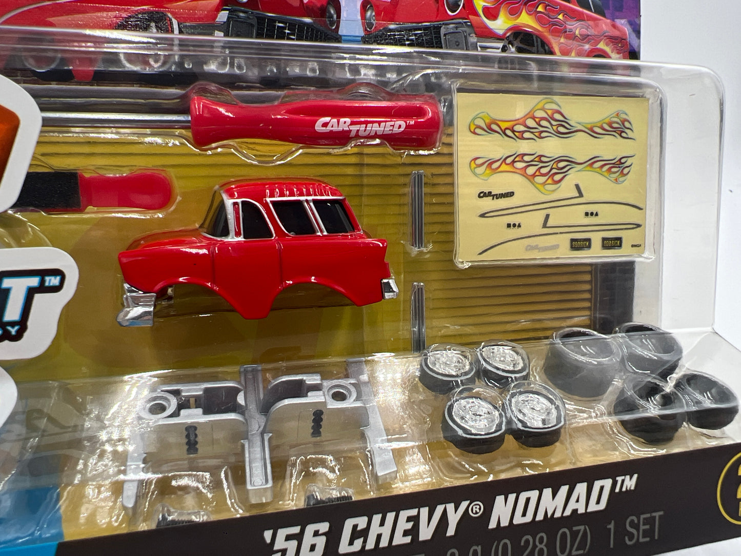 2025 Car Tuned Series 1 Custom Shop Castworks 56 Chevy Nomad Red 181i