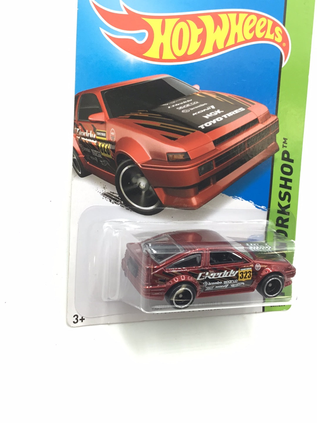 2015 hot wheels super treasure hunt Toyota AE-86 Corolla #239 with protector