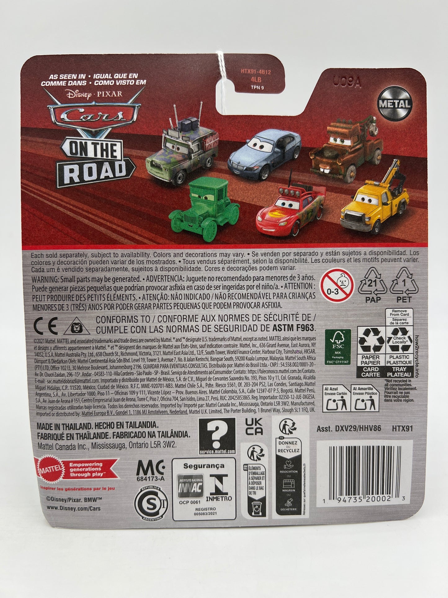 Disney Pixar Cars President Mater Blue