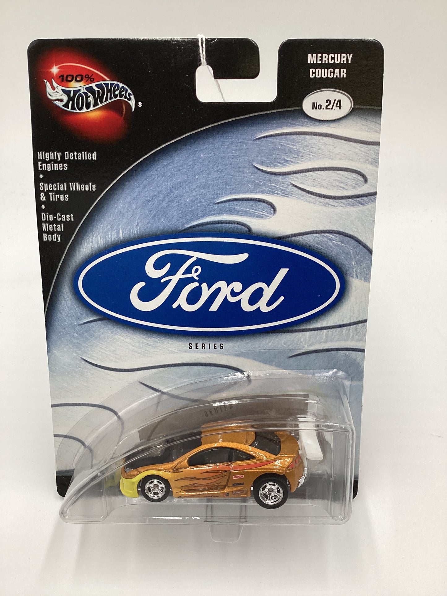 Hot Wheels 100% Ford Series No. 1/4 Mercury Cougar Gold 243G