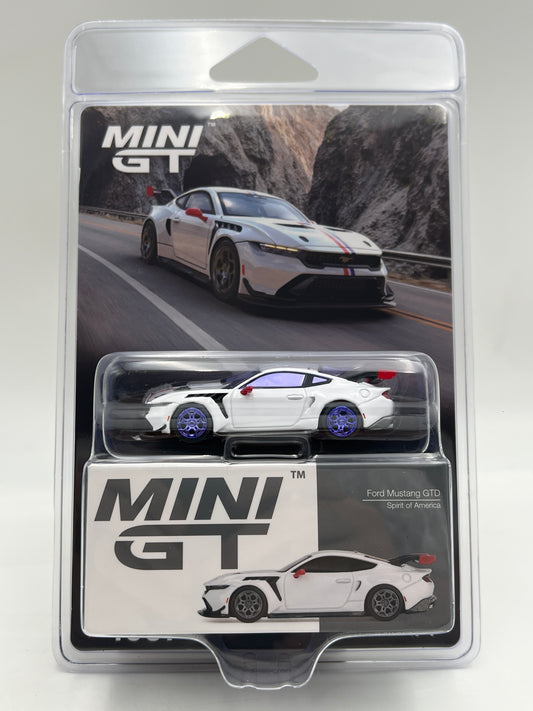 Mini GT #1097 CHASE Ford Mustang GTD Spirit Of America White