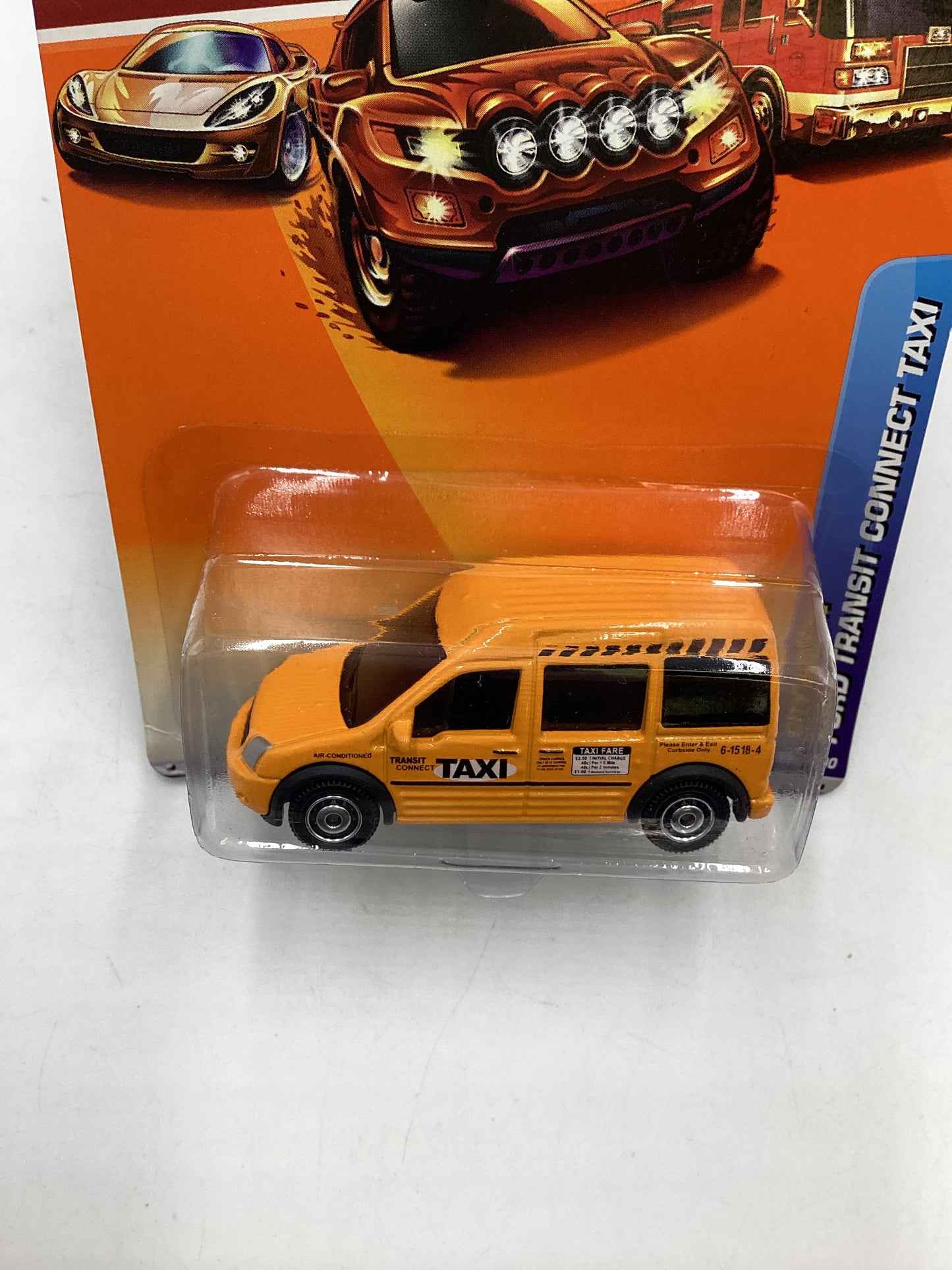 Matchbox #59 2010 City Action Ford Transit Connect Taxi 32G