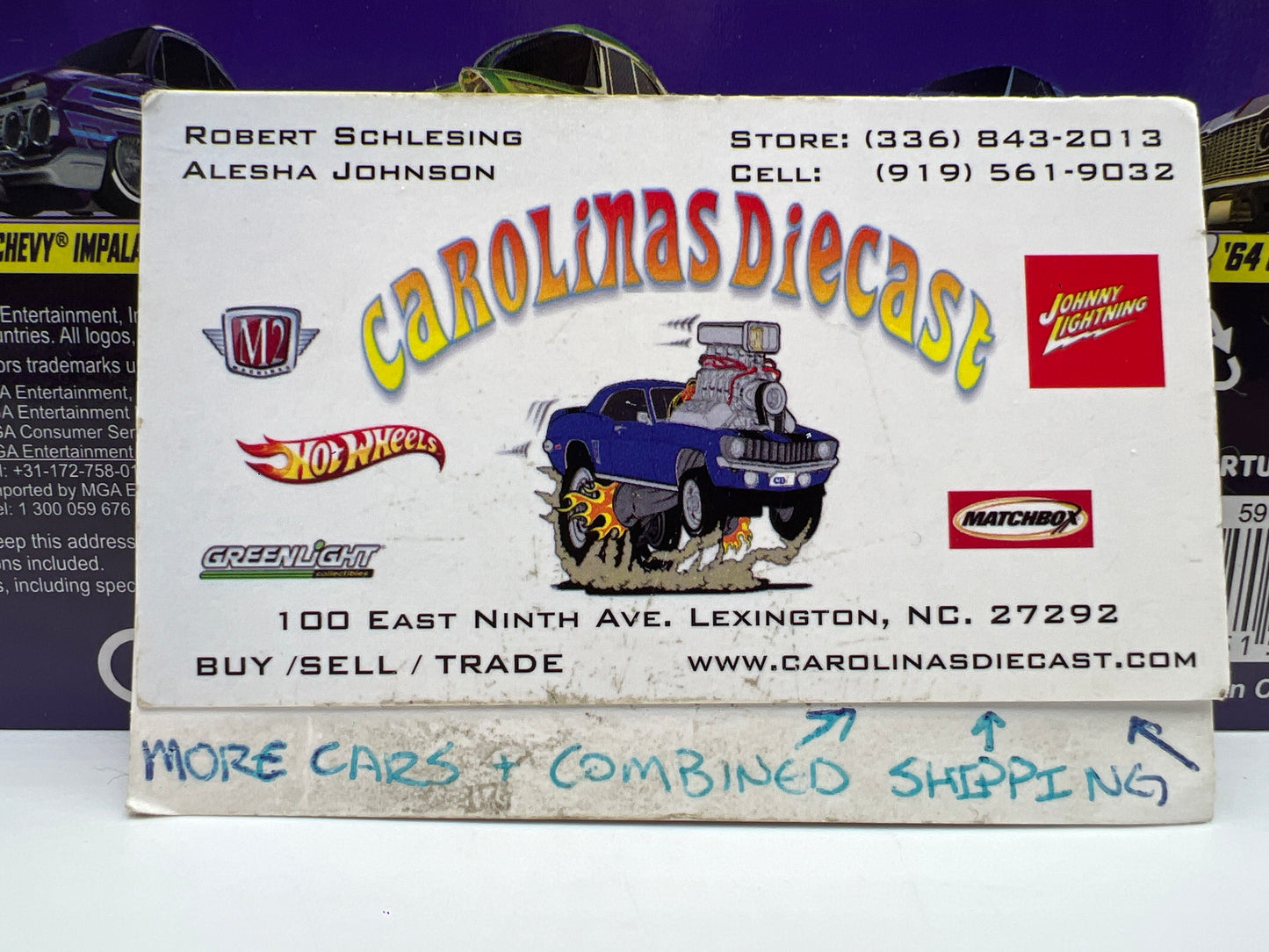 MGA Car Tuned Series 1 Show Glow Lowriders #2 59 Chevy Impala Pink