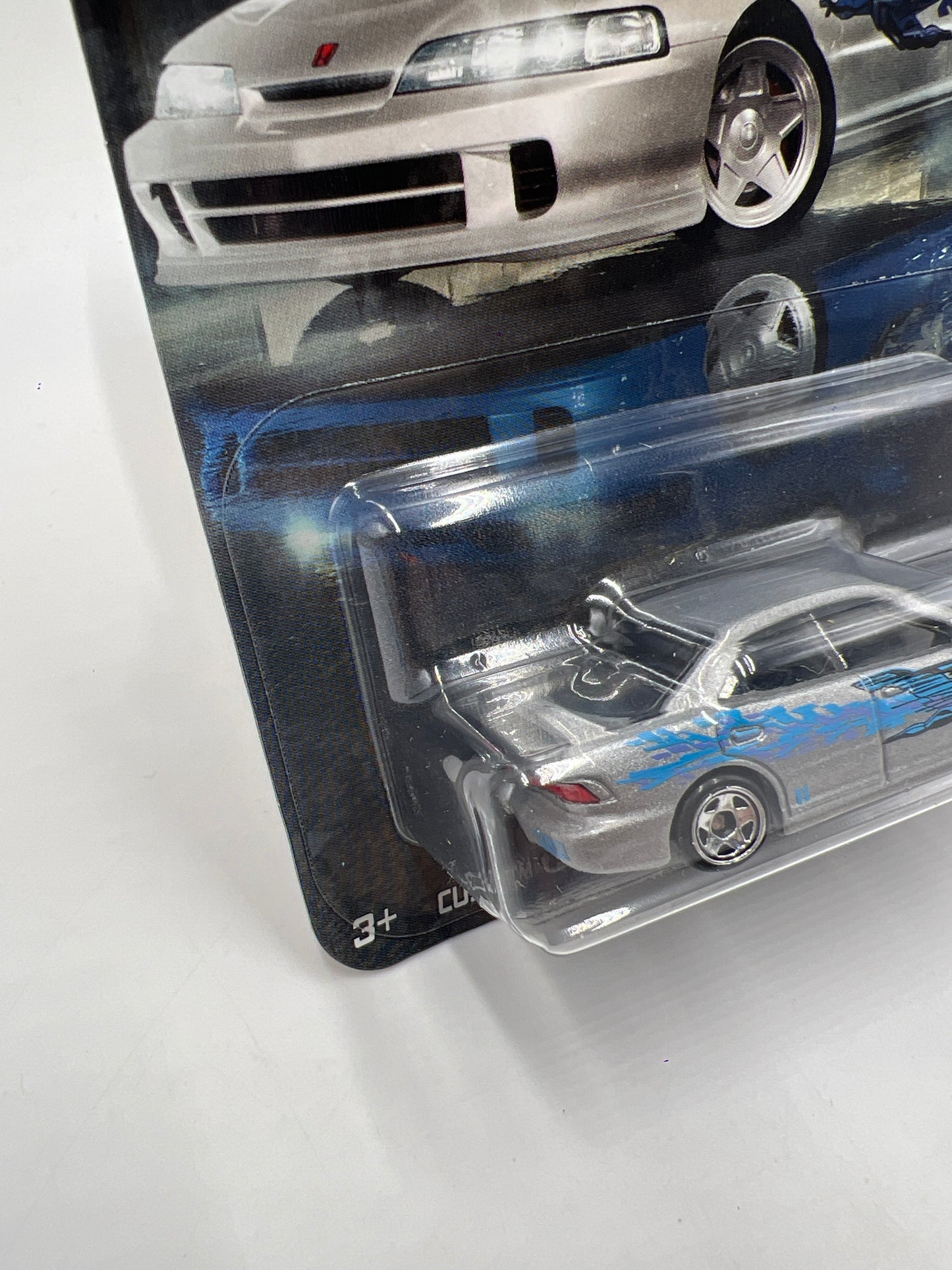 Hot Wheels Silver Series Fast & Furious Graphic Remix #5 Custom Acura Integra Sedan GSR Silver 71B