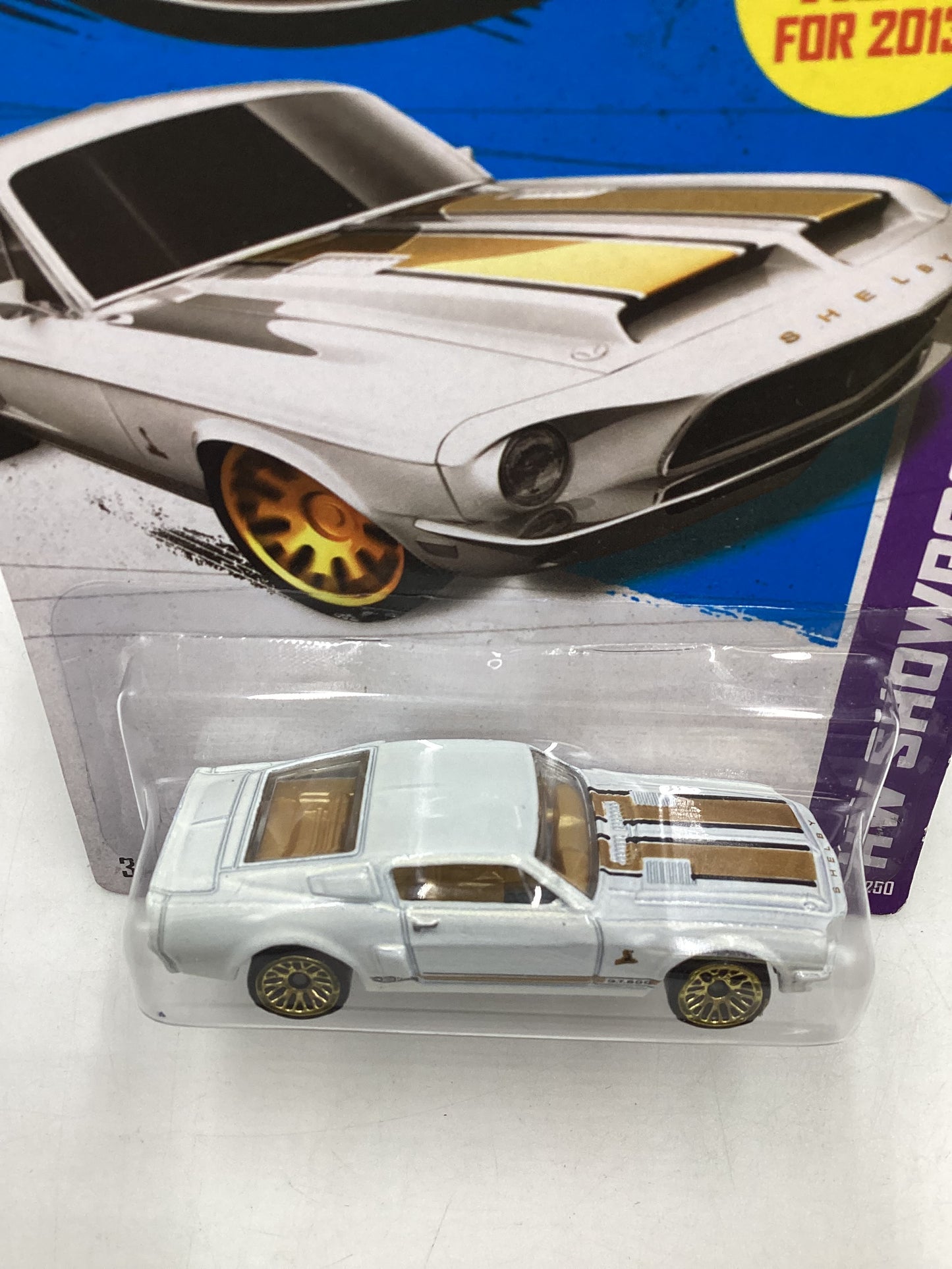 2013 Hot Wheels #245 68 Shelby GT500 White 20H