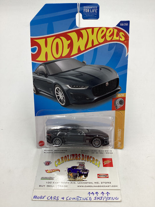 2022 Hot wheels Super treasure hunt #158 2020 Jaguar F-Type *Bad Card* w/protector