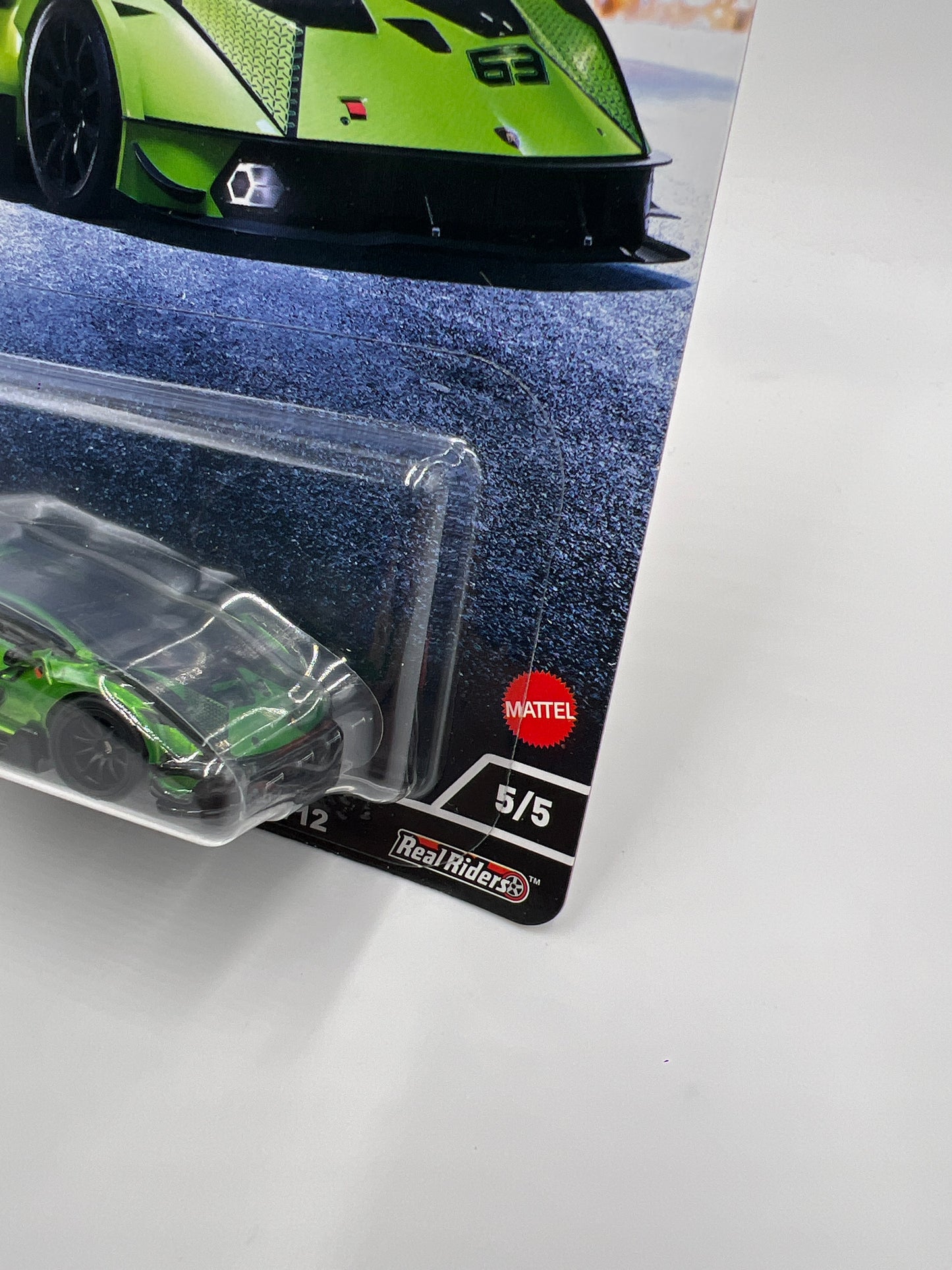 Hot Wheels Premium Exotic Envy #5 Lamborghini Essenza SCV12 Green 244M