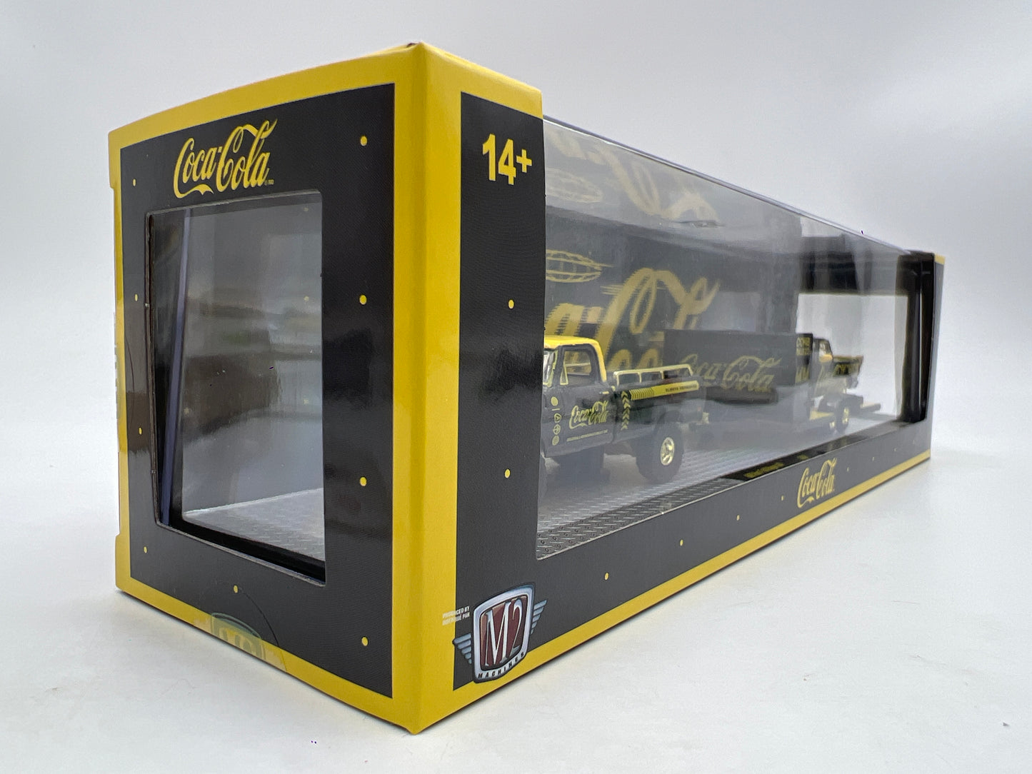 M2 Machines Auto Haulers TW48 CHASE Coca Cola 1969 Ford F-100 Ranger 4x4 & 1995 Ranger XLT