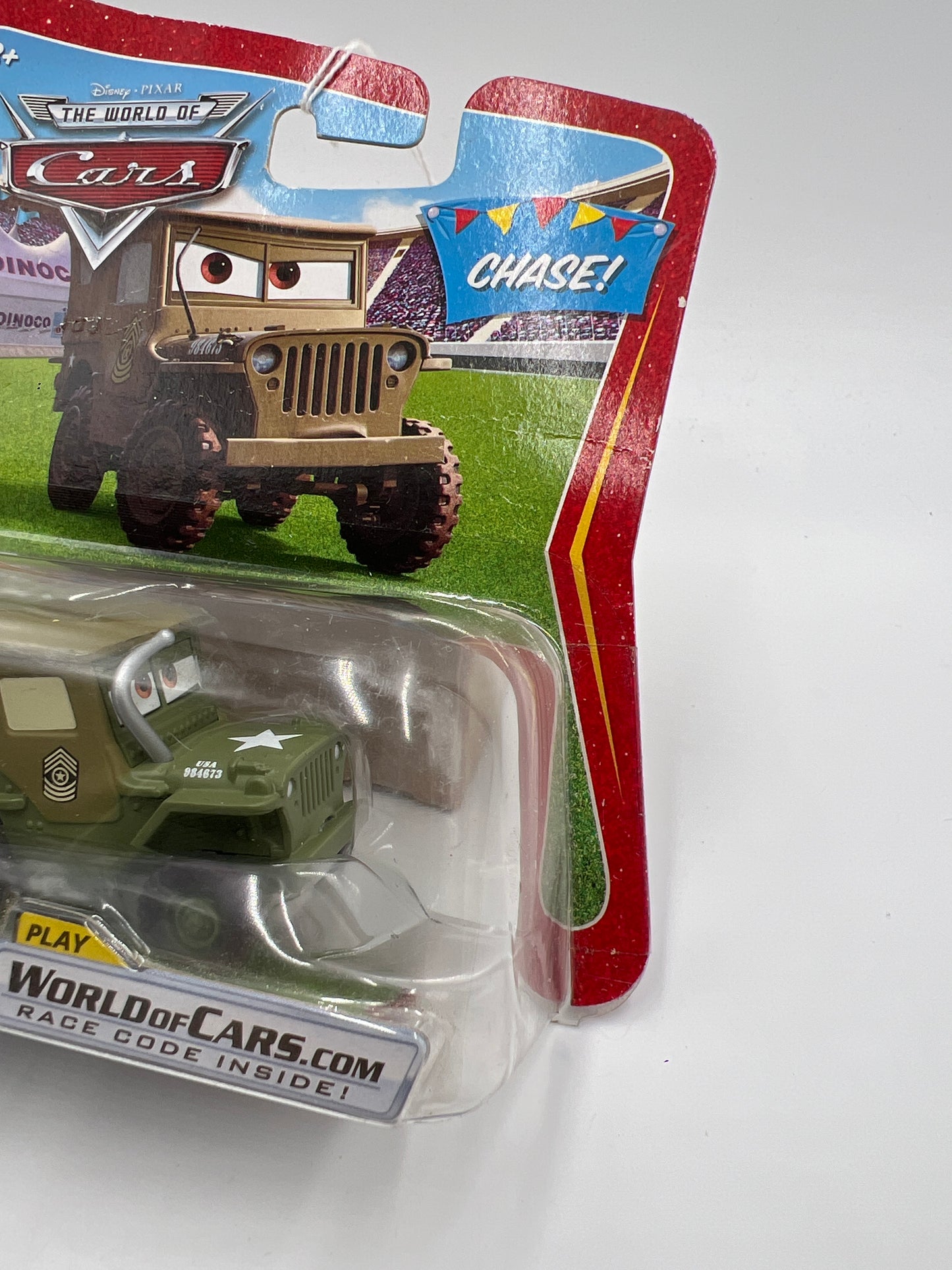 Disney Pixar The World Of Cars #100 CHASE Saluting Sarge
