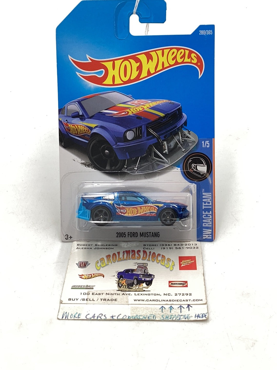 2017 Hot Wheels #280 2005 Ford Mustang 21E