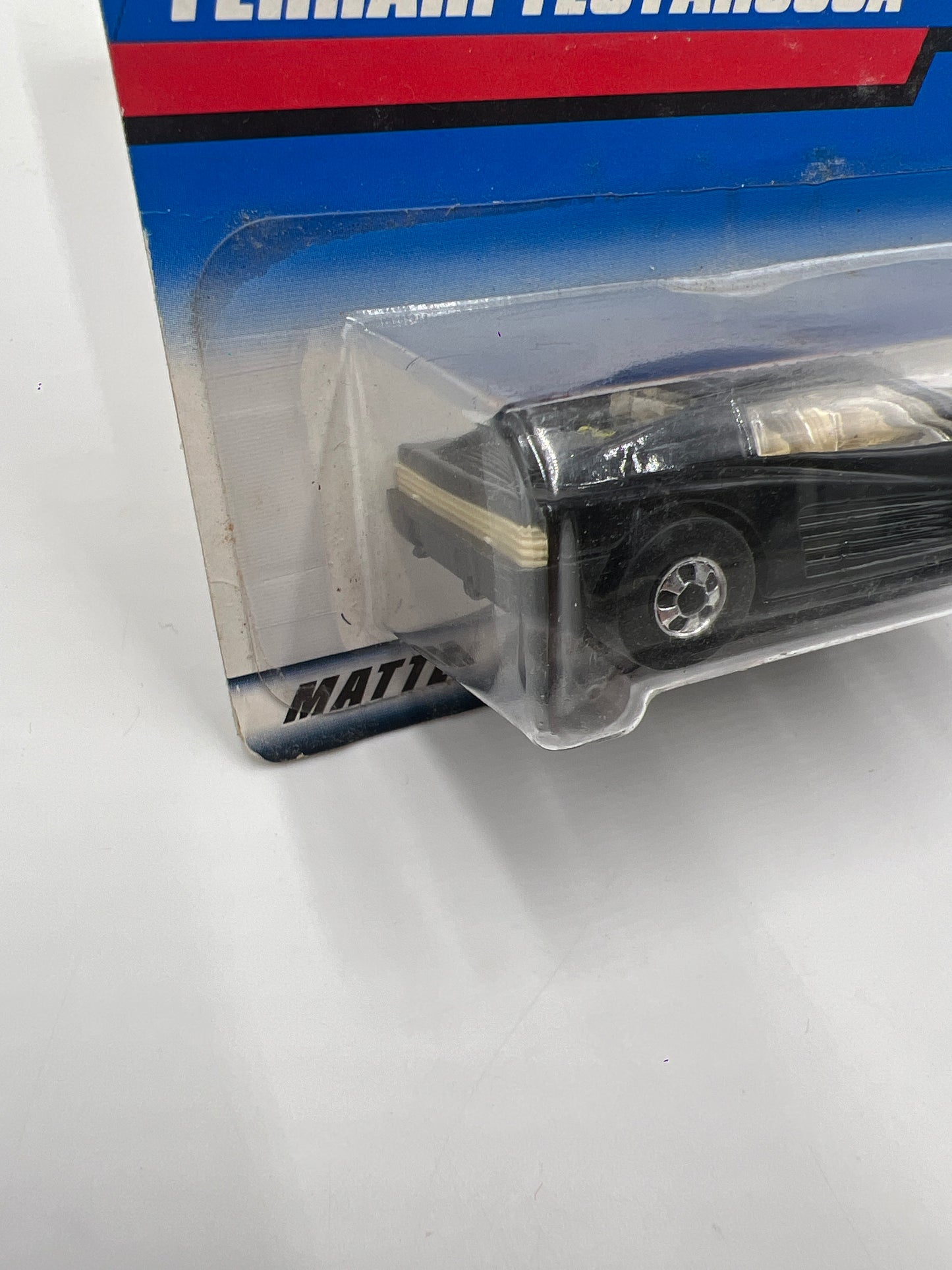 1998 Hot Wheels #834 Ferrari Testarossa Black BW Wheels *Car Not Perfect*