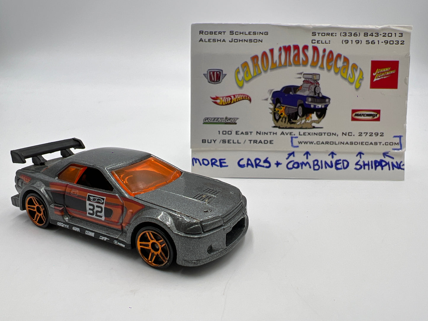 Hot Wheels 2010 Mystery Cars Nissan Skyline Gray Loose