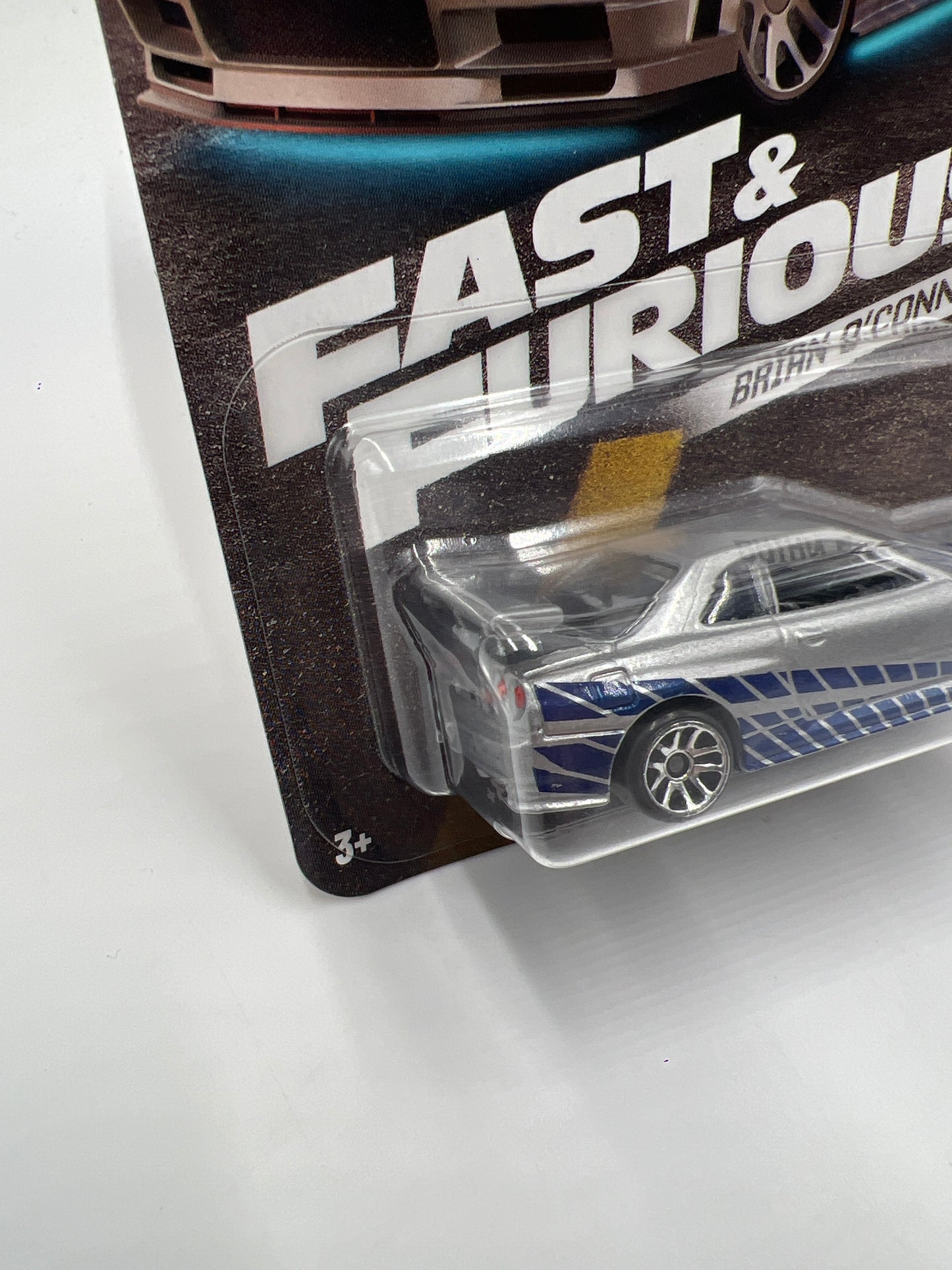 Hot Wheels Silver Series Fast & Furious Brian O’Conner #3 Nissan Skyline GT-R BNR34 Silver W/Protector #2