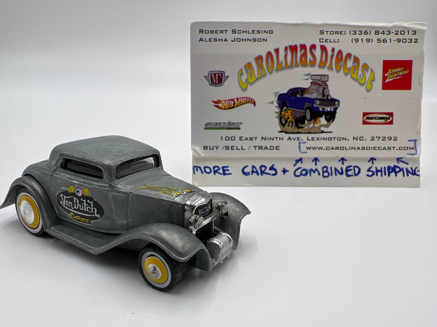 Jada Toys Von Dutch 1932 Ford Raw Metal Loose