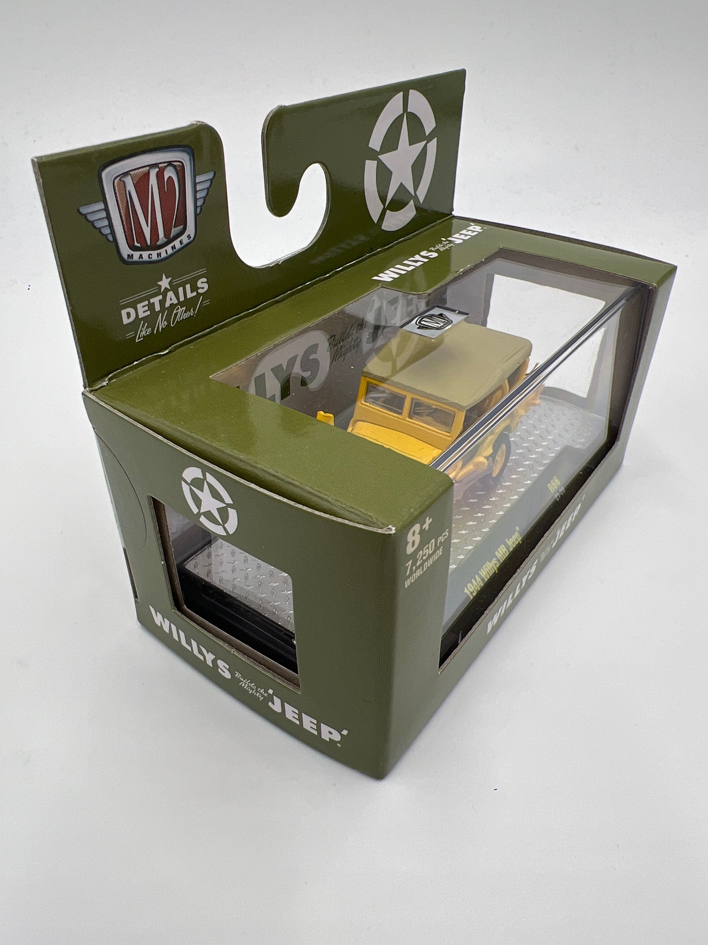 M2 Machines 1944 Willys MB Jeep Army Yellow R66