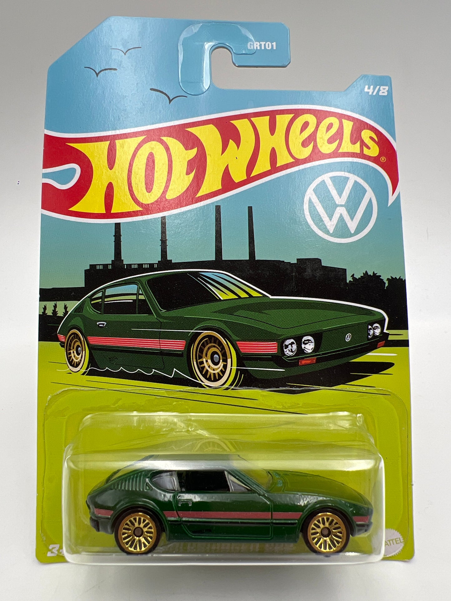 Hot Wheels Volkswagen Series #4 Volkswagen SP2 Dark Green 158J