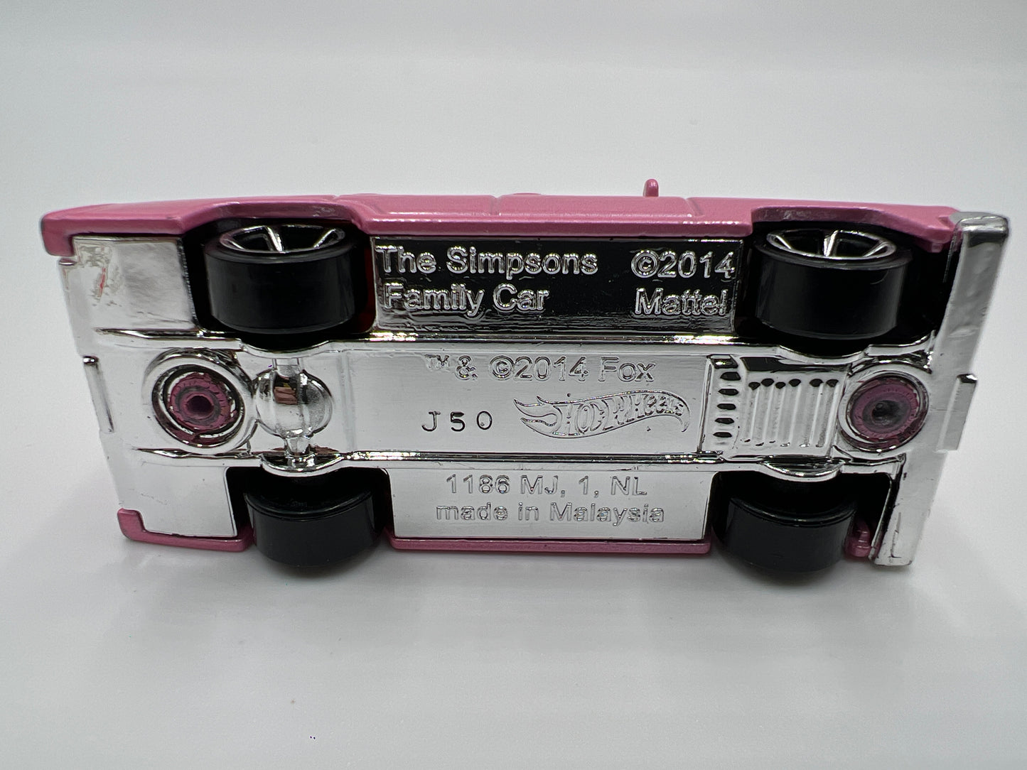 Hot Wheels 1/64 The Simpsons Family Car Pink Loose