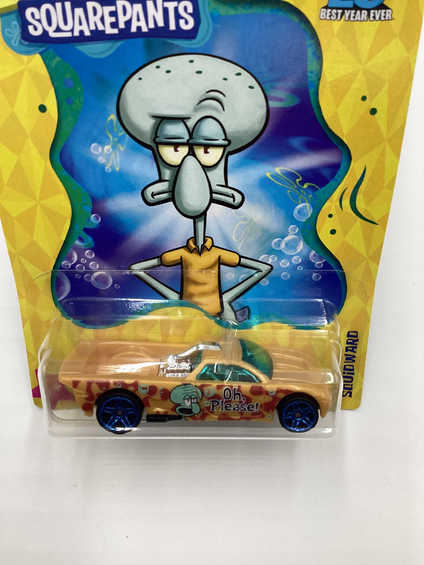 Hot Wheels Spongebob 20 Best Year Ever Set #4 Bedlam Yellow Squidward 161D