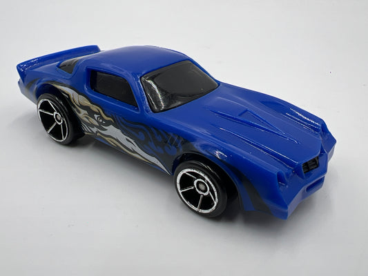 Hot Wheels 1/64 Chevy Camaro Z28 Blue W/Bird Head Loose