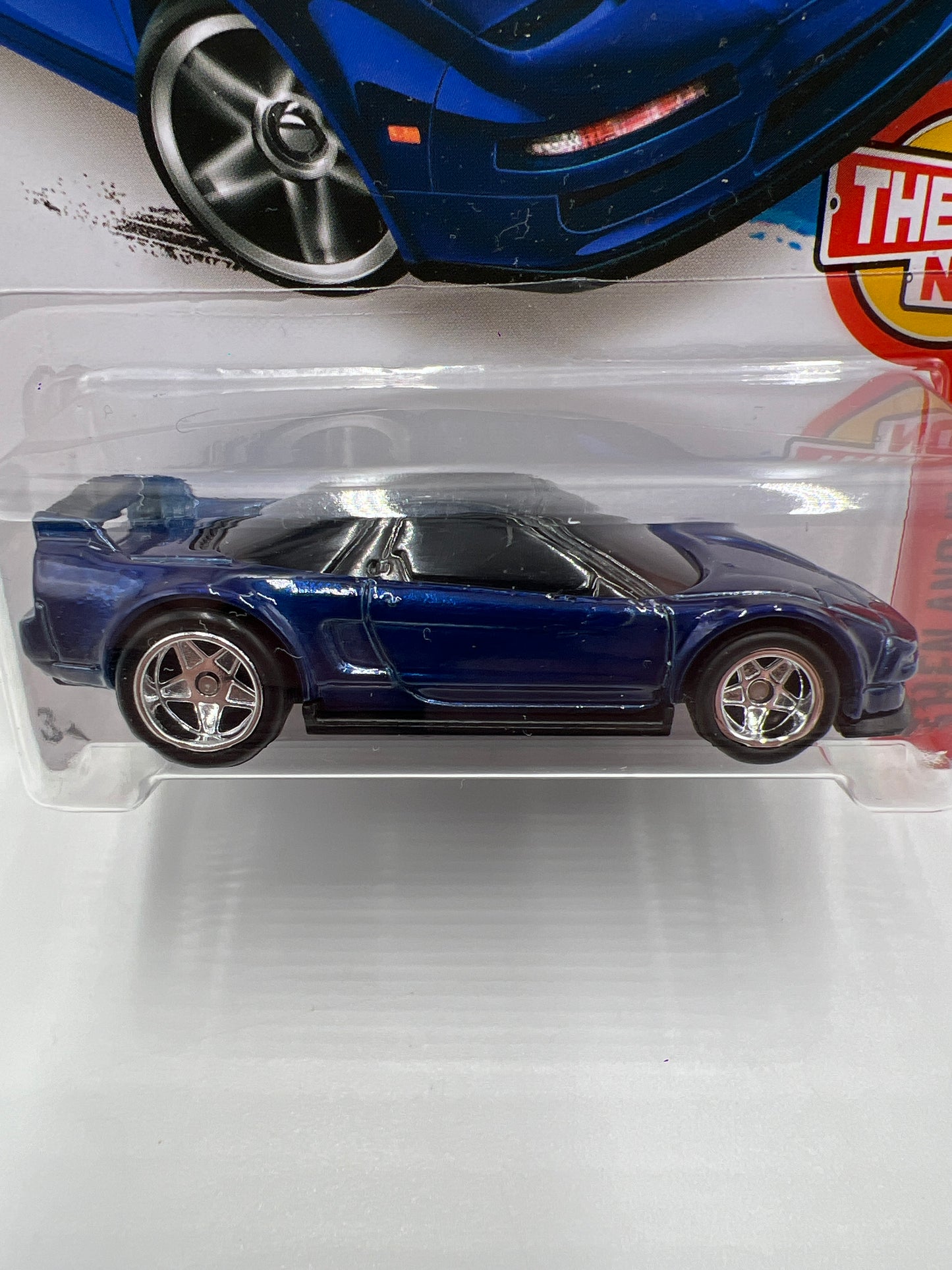 2016 Hot Wheels Super Treasure Hunt #103 90 Acura NSX Blue W/ Protector