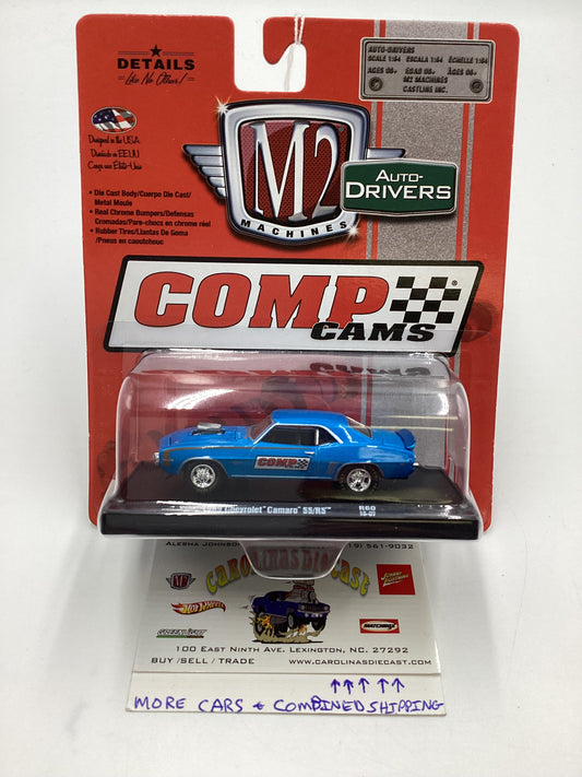 M2 Machines auto-drivers Comp Cams 1969 Chevrolet Camaro SS/RS 396 blue R60 192F