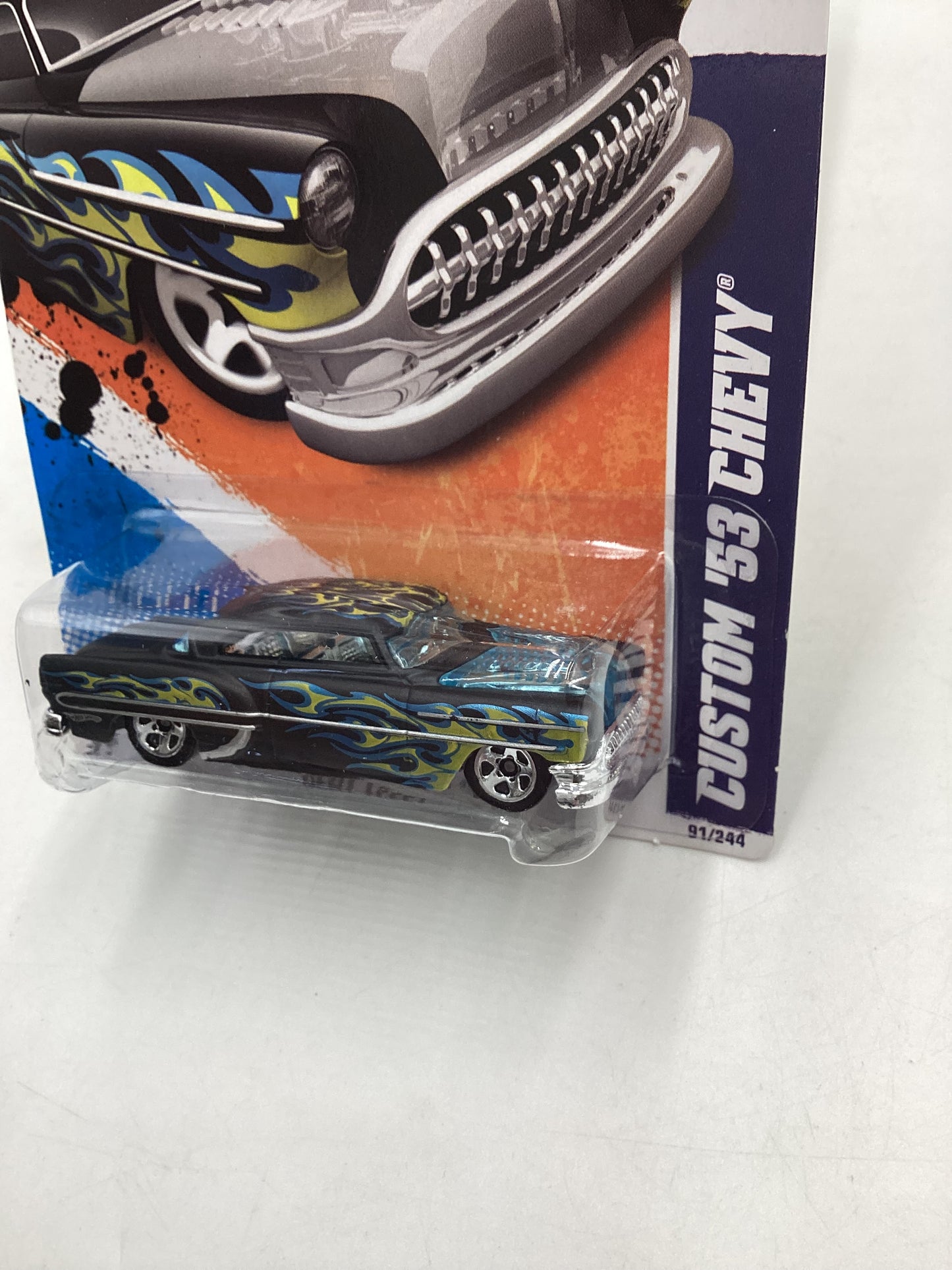 2011 Hot Wheels #91 Grey Custom 53 Chevy 11C