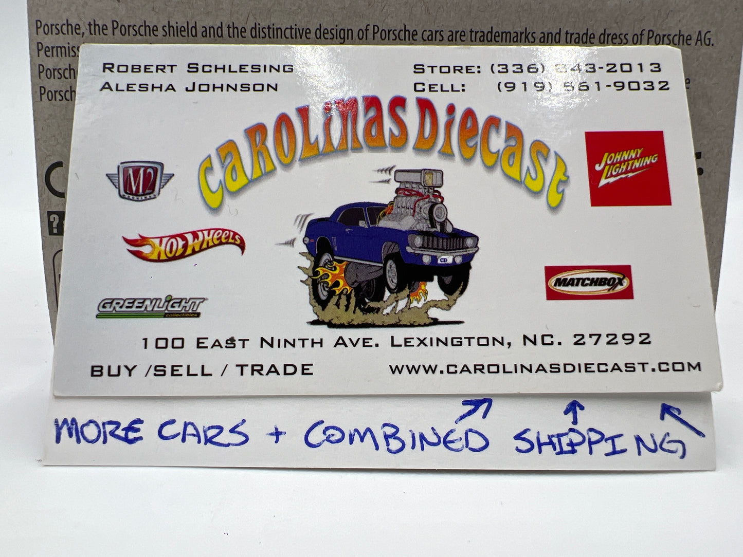 Matchbox Moving Parts 1955 Porsche 550 Spyder Light Blue 167M