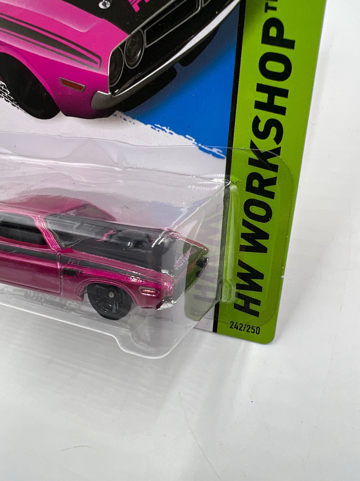 2014 Hot Wheels Workshop #242 71 Dodge Challenger Pink 41B