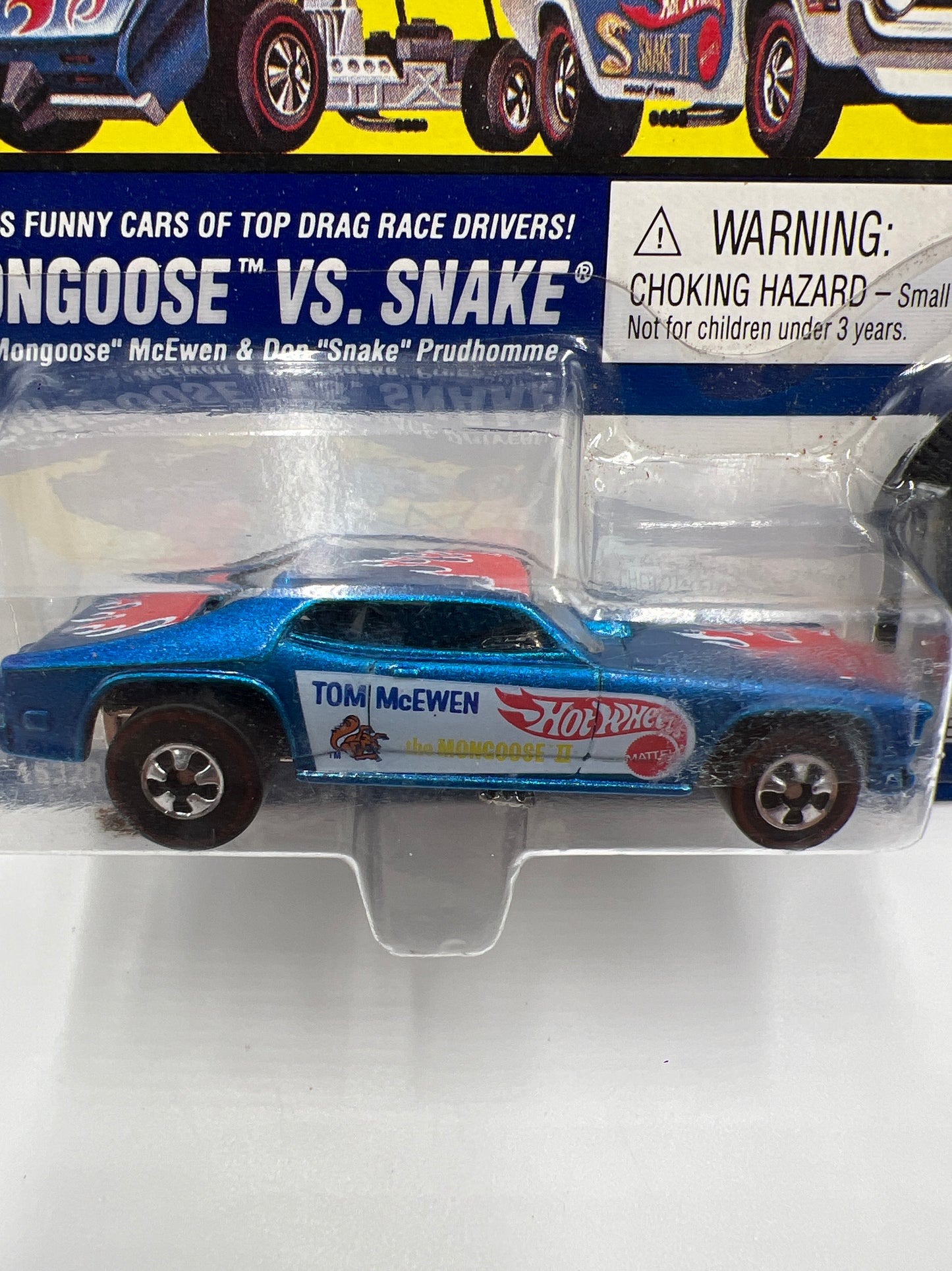 Hot Wheels Vintage Collection Mongoose Vs. Snake Tom McEwen Mongoose Blue