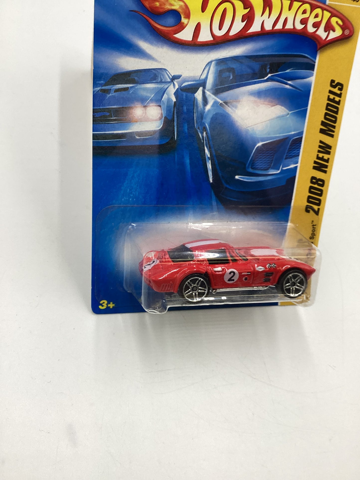 2008 Hot Wheels New Models #8 Corvette Grand Sport Red 1B