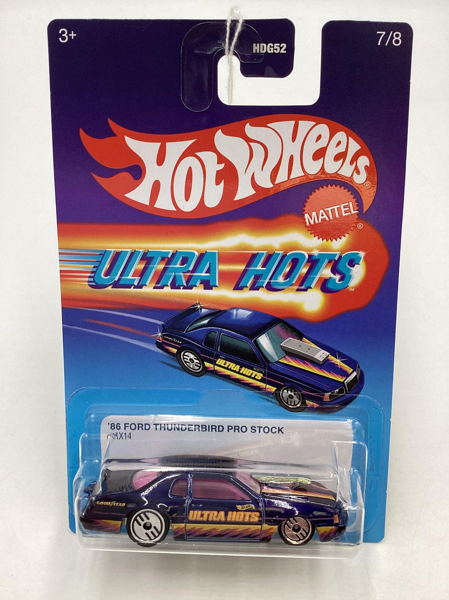 2024 Hot wheels Target Ultra Hots #7 86 Ford Thunderbird Pro Stock Blue 156G