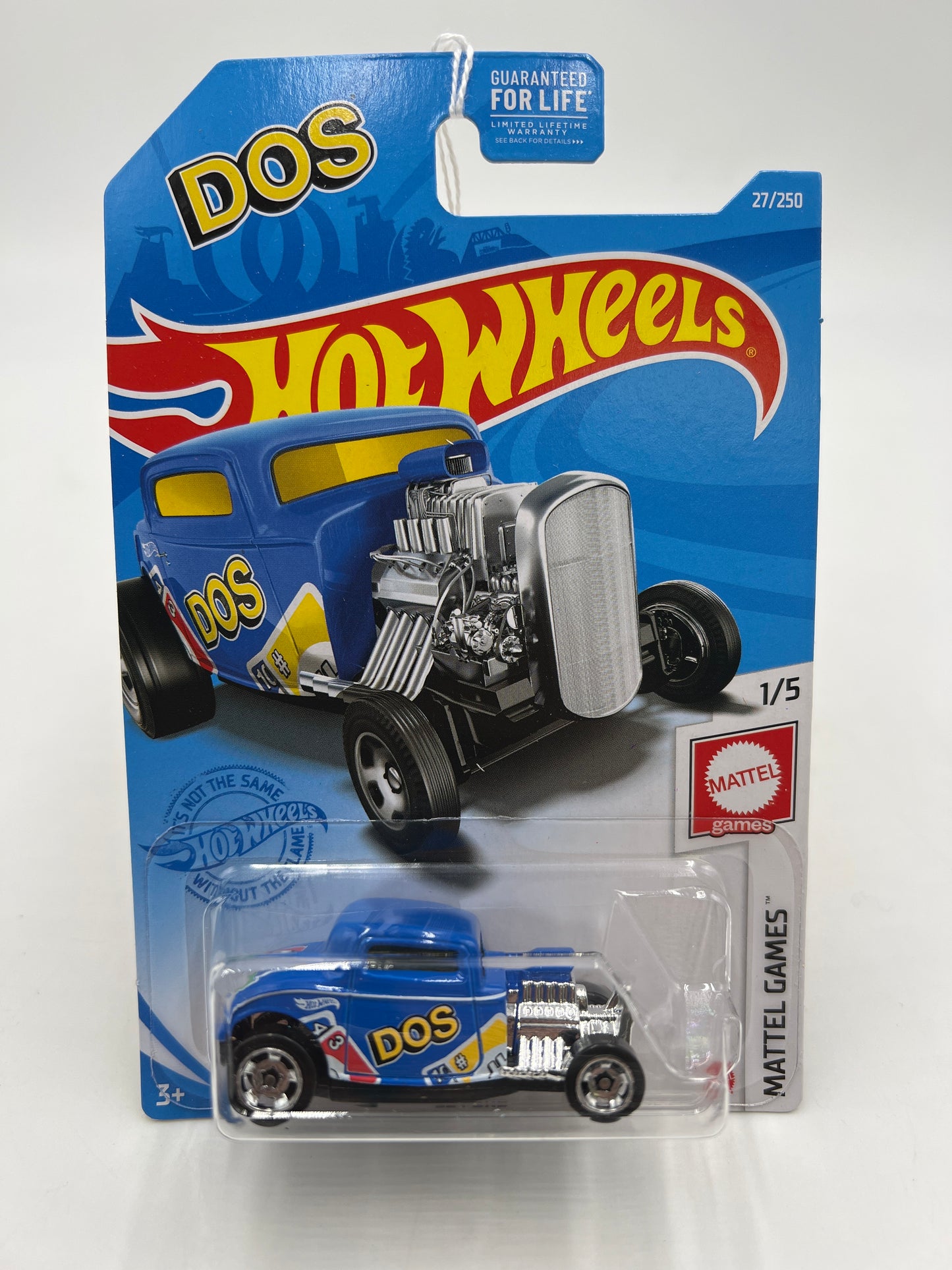 2021 Hot Wheels HW Mattel Games #27 32 Ford Dos Blue 33H